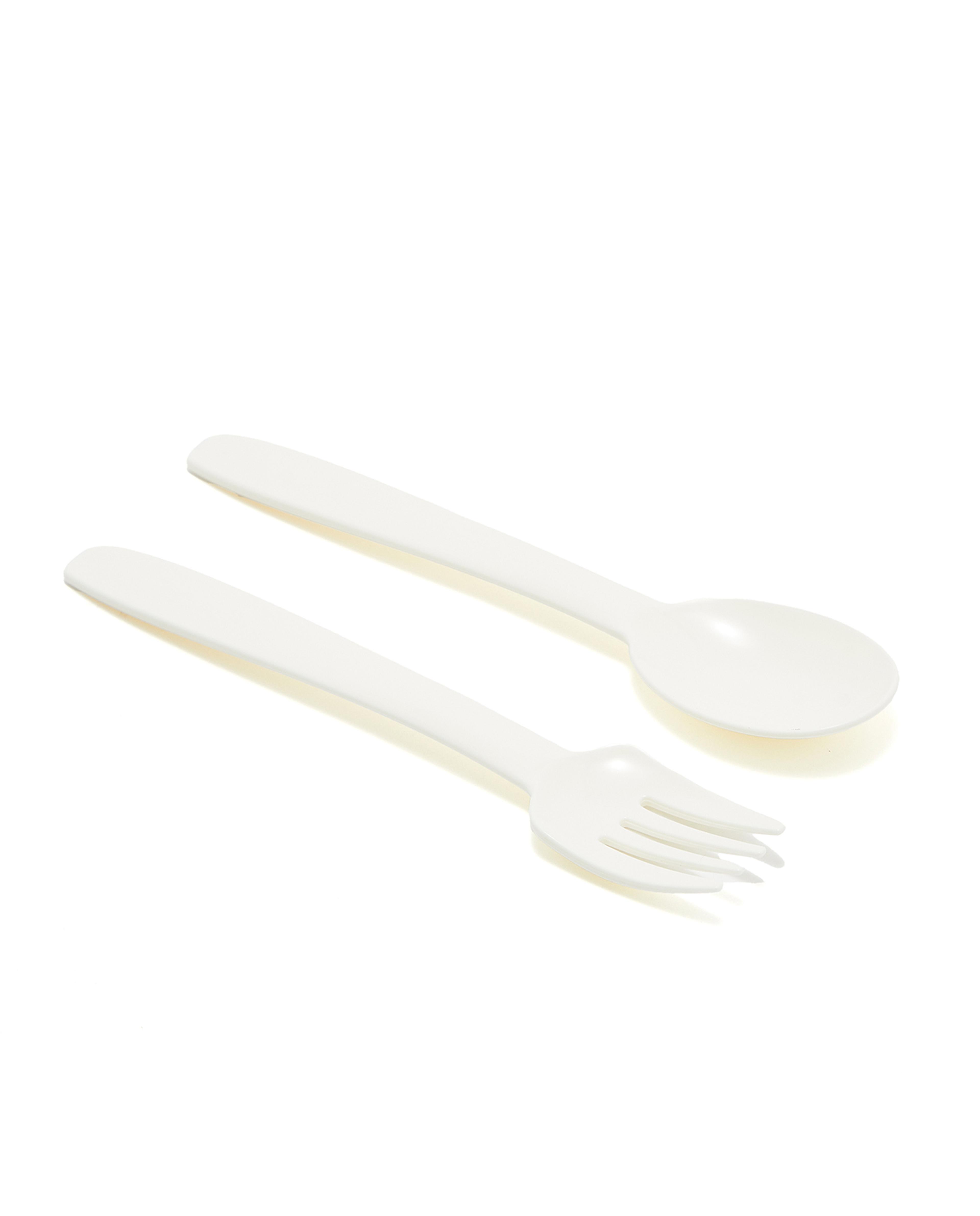 Lunch Box with Spoon and Fork