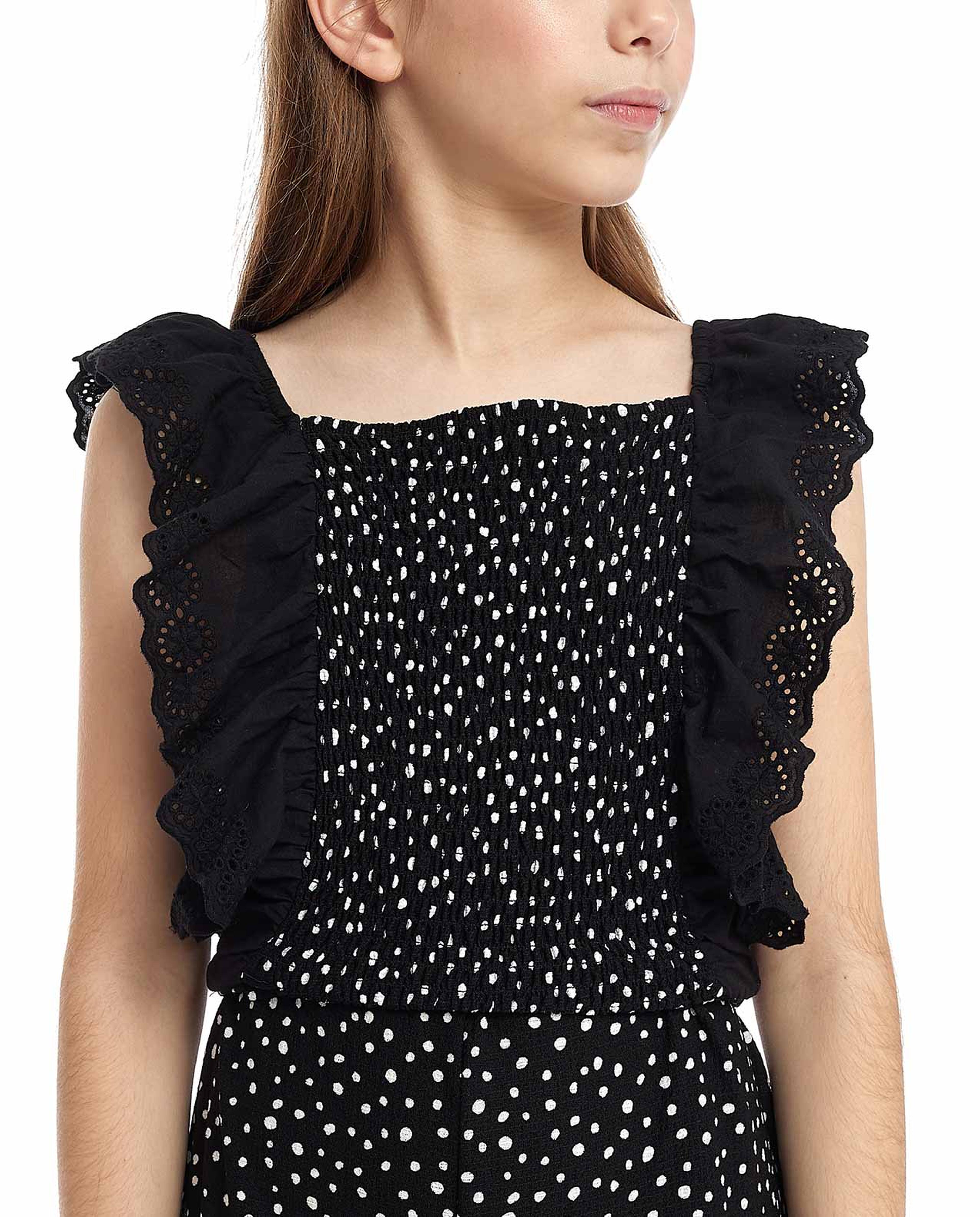 جمبسوت بلا أكمام بطبعة