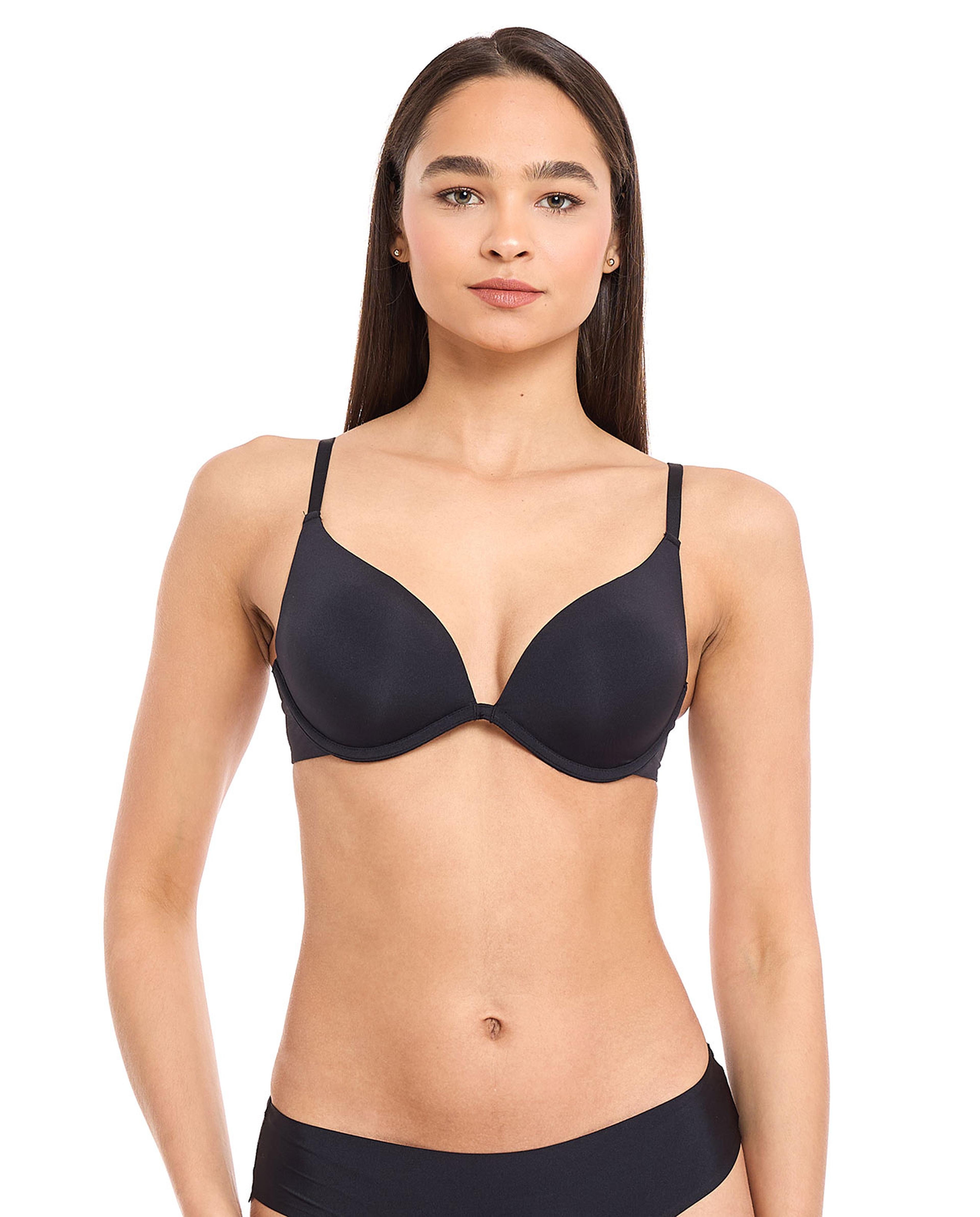 Solid Double Push Up Bra