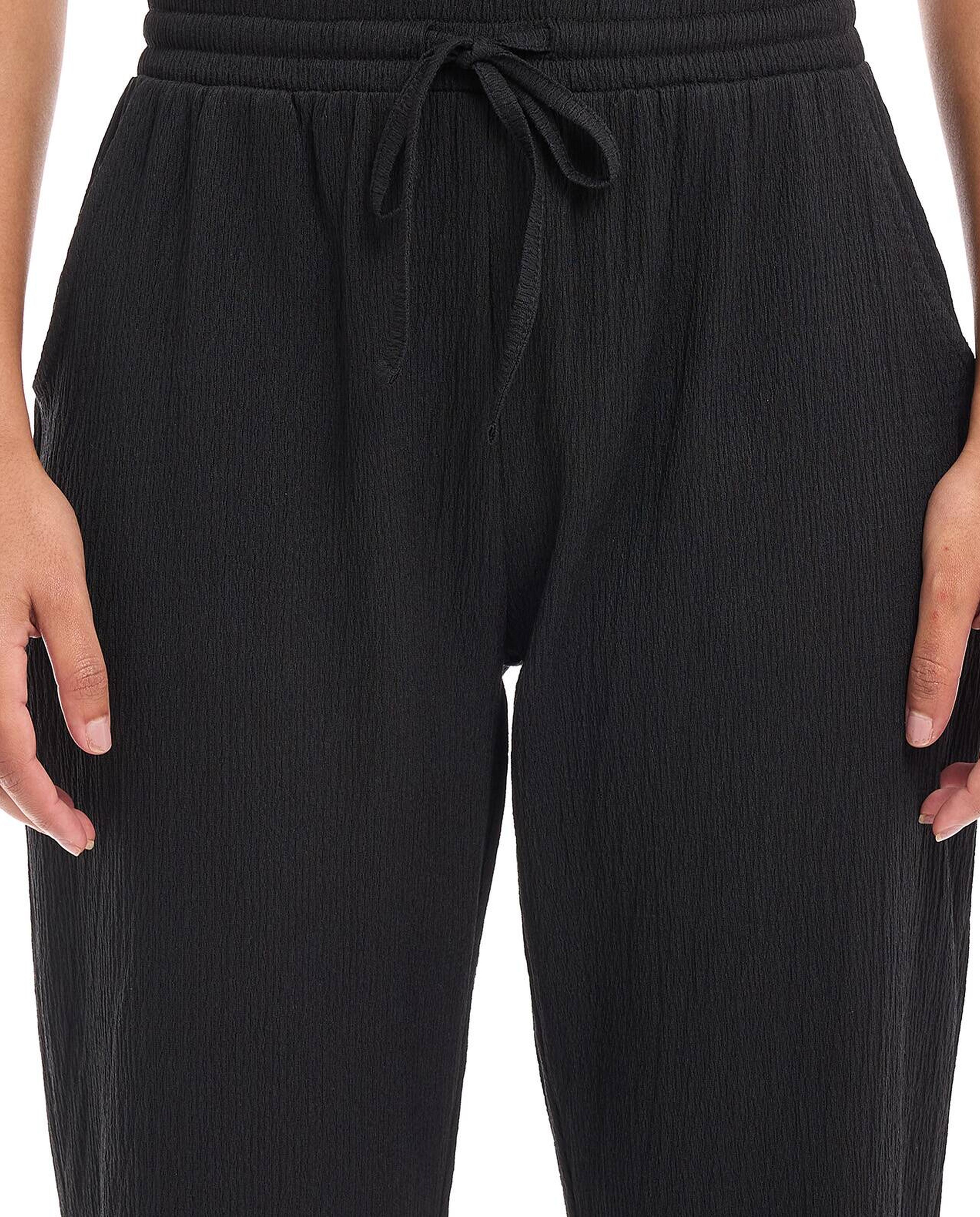 بنطال بقصة مستقيمة ورباط