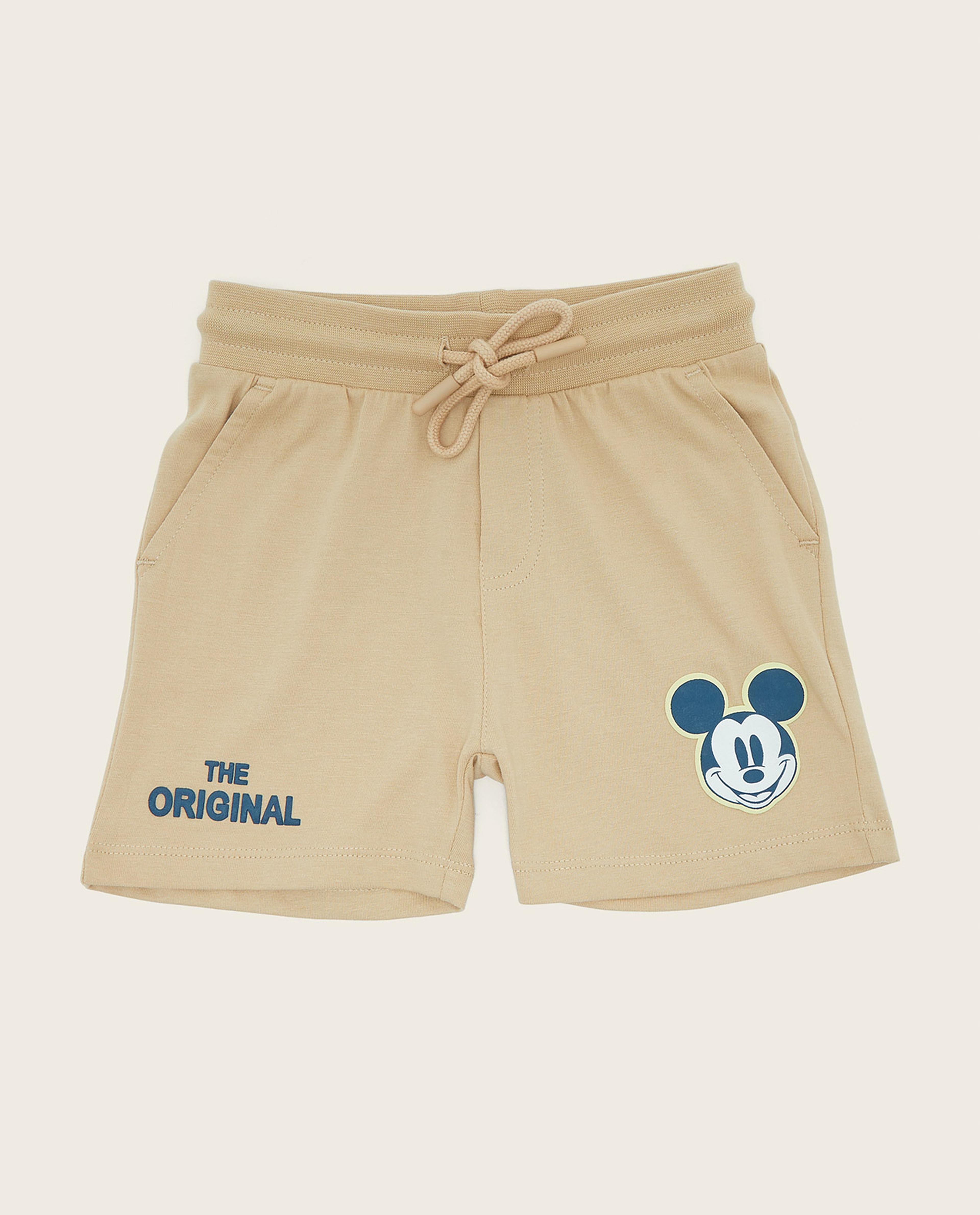 شورت ميكي ماوس برباط على الخصر