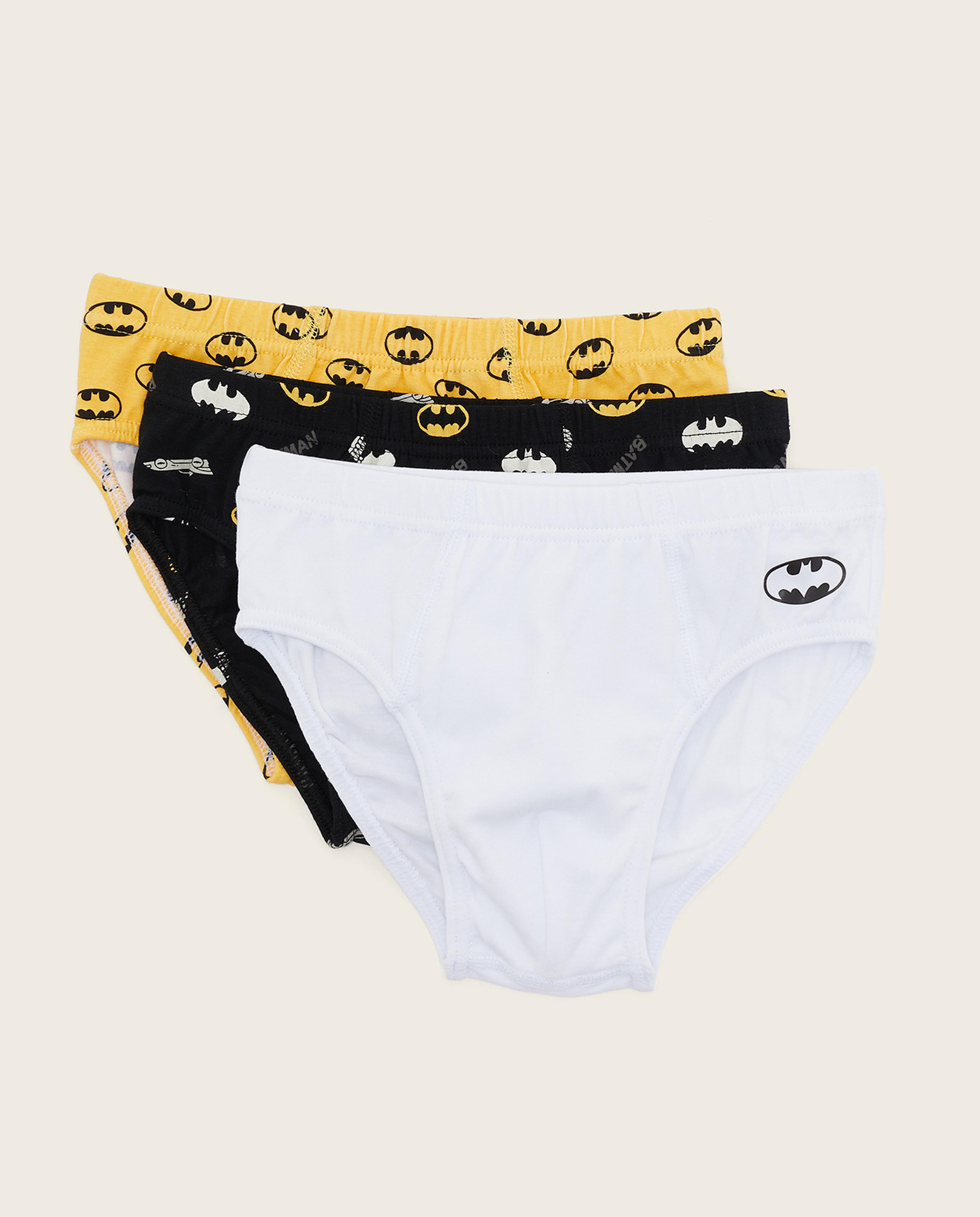 3 Pack Batman Print Briefs