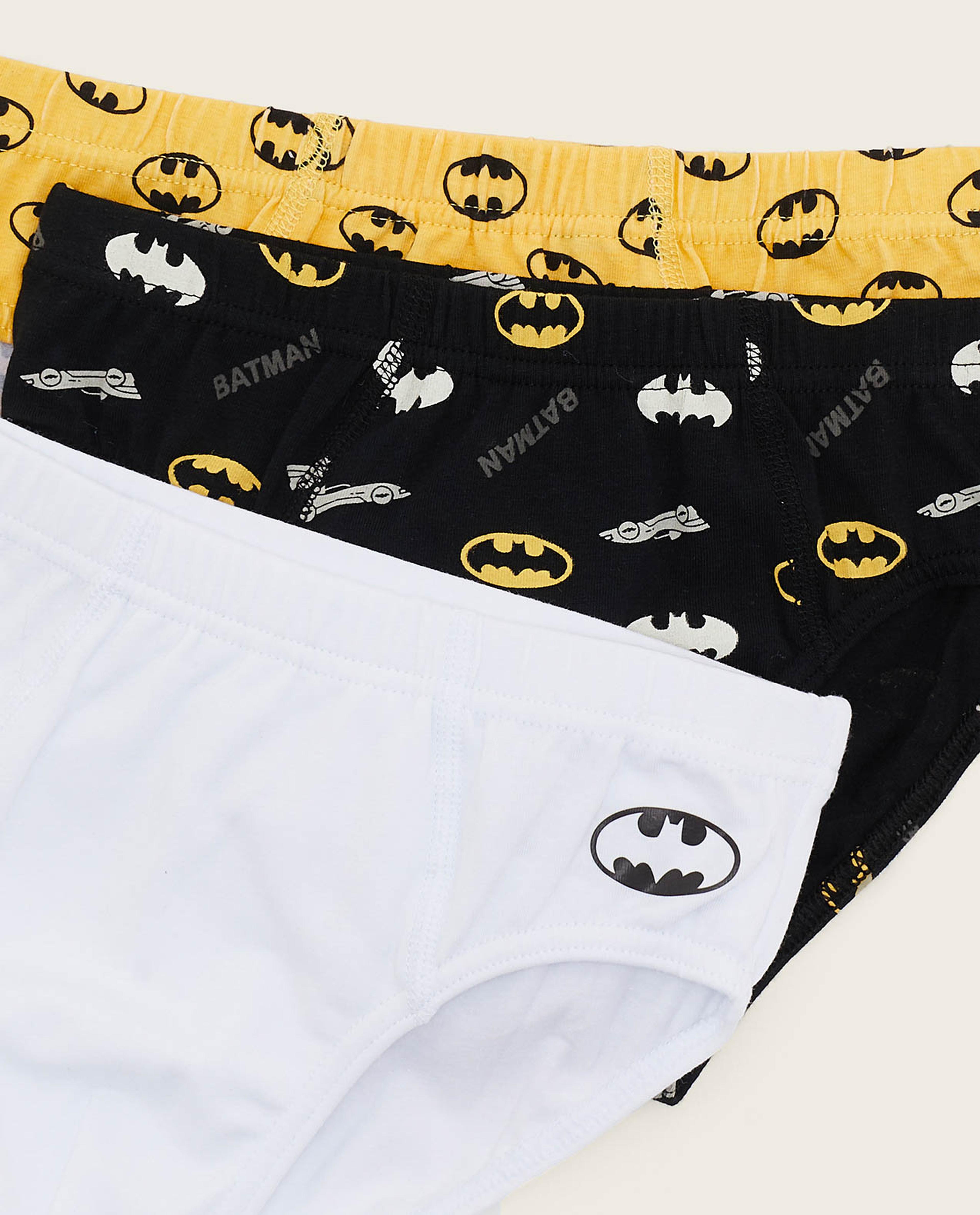 3 Pack Batman Print Briefs