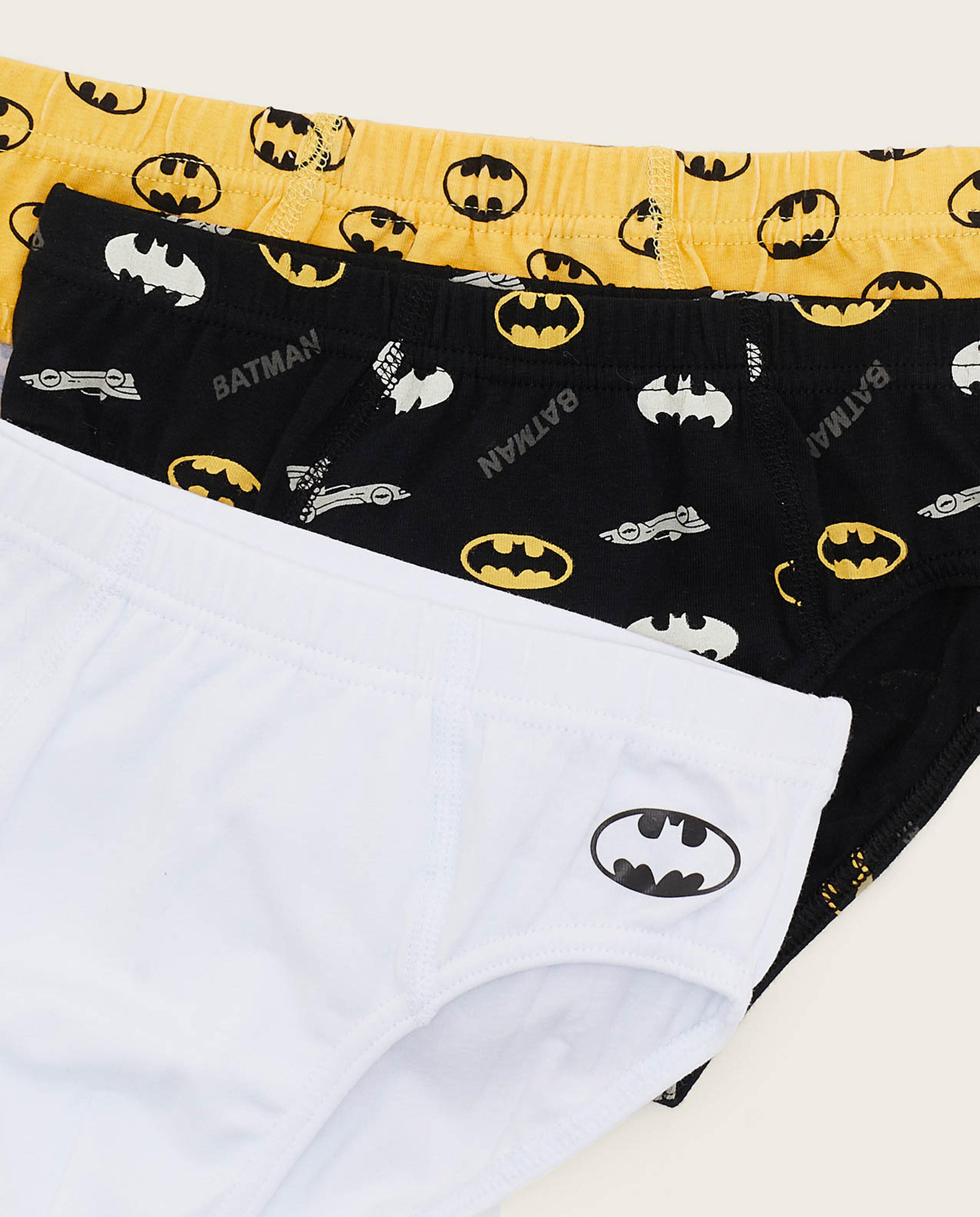 3 Pack Batman Print Briefs