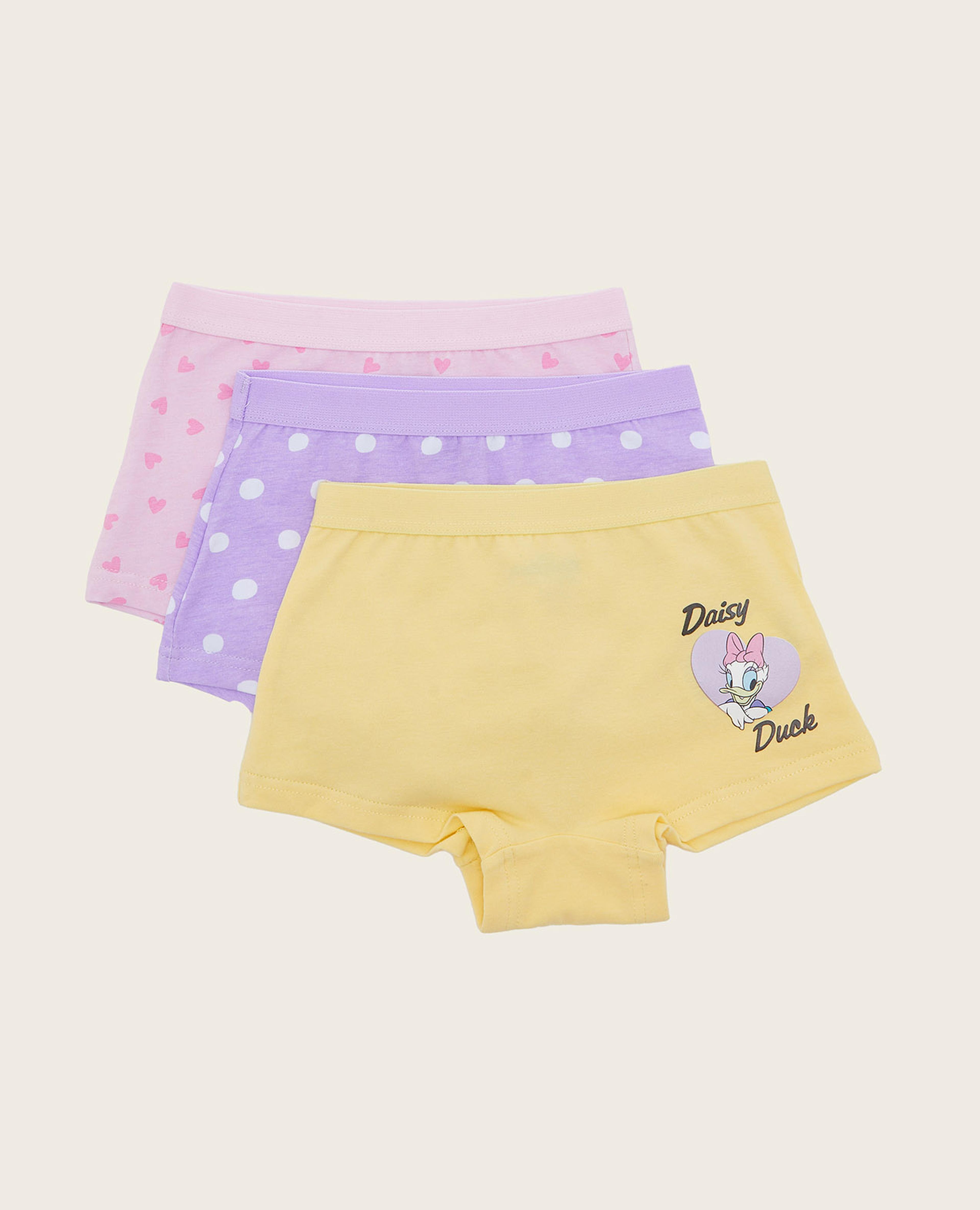 3 Pack Daisy Print Boyshorts