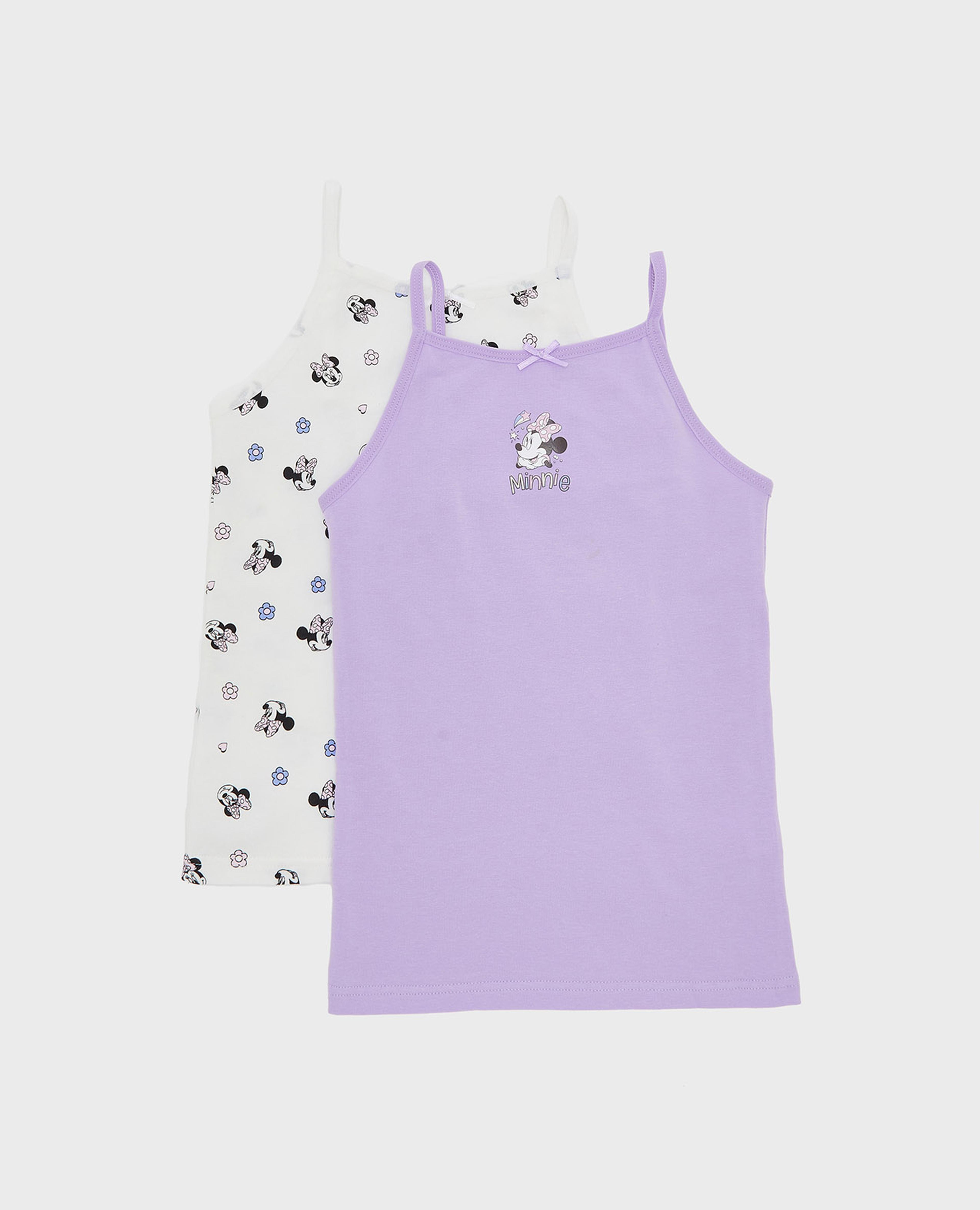 2 Pack Minnie Mouse Print Camisoles