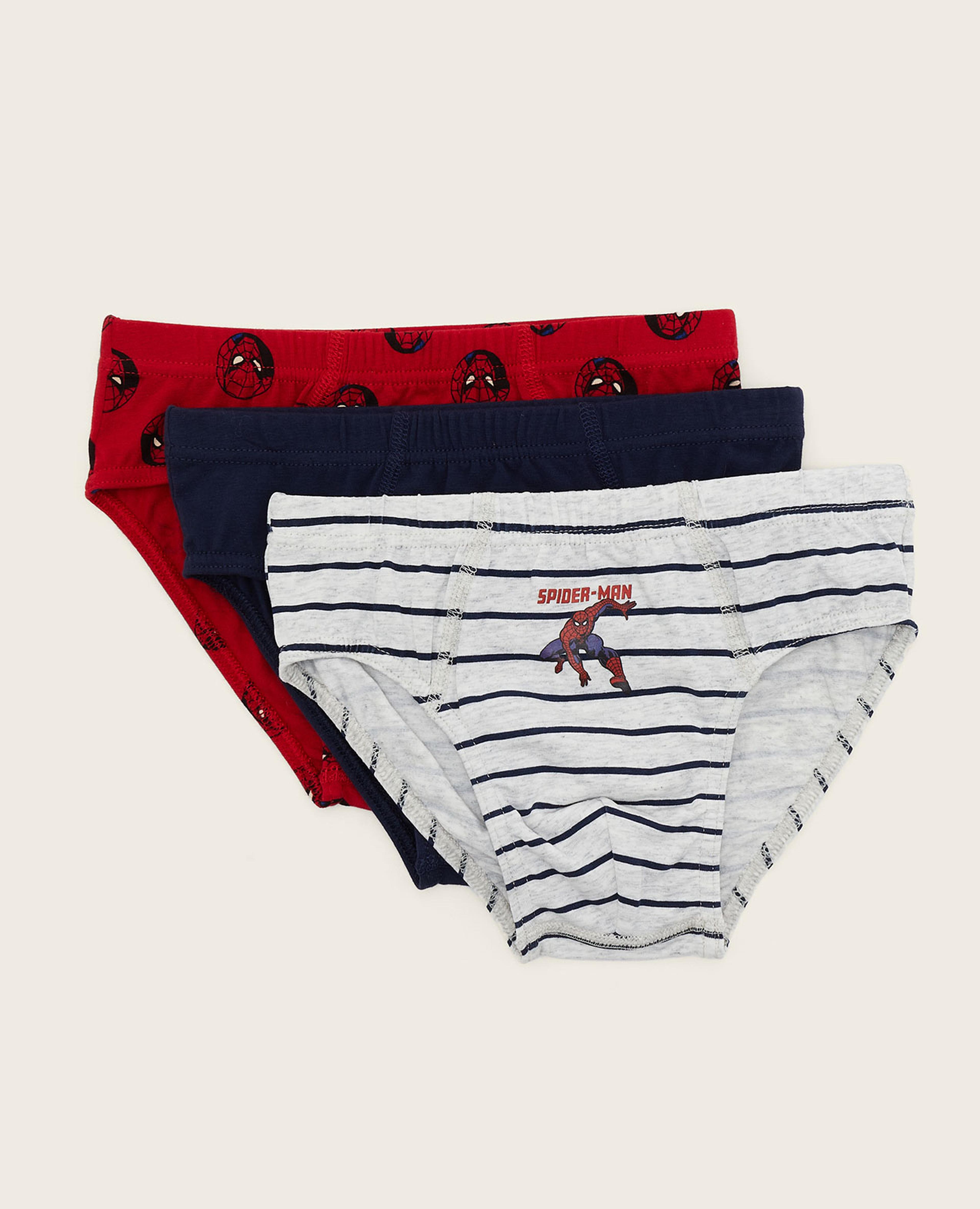 3 Pack Spider-Man Print Briefs