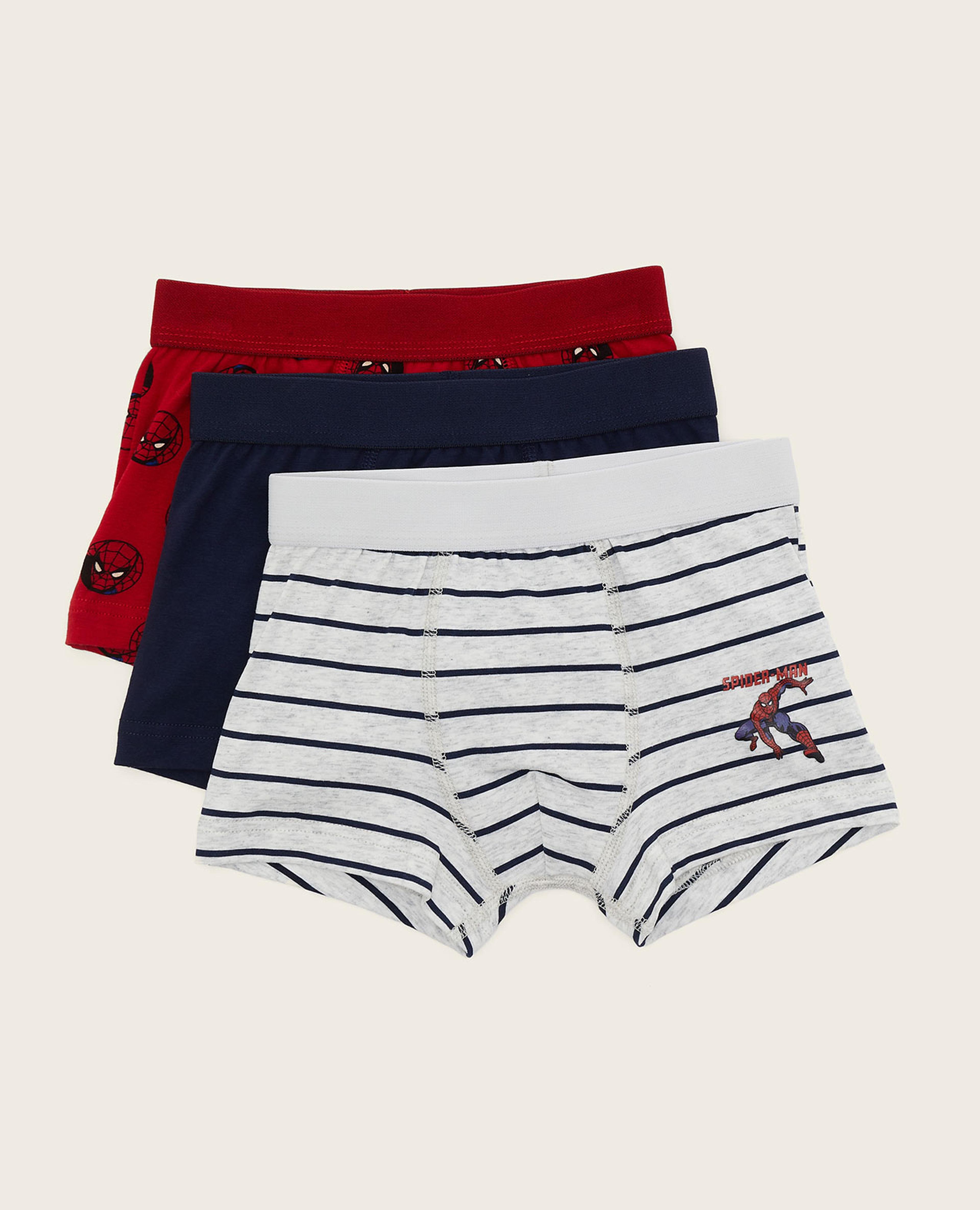 3 Pack Spider-Man Print Trunks