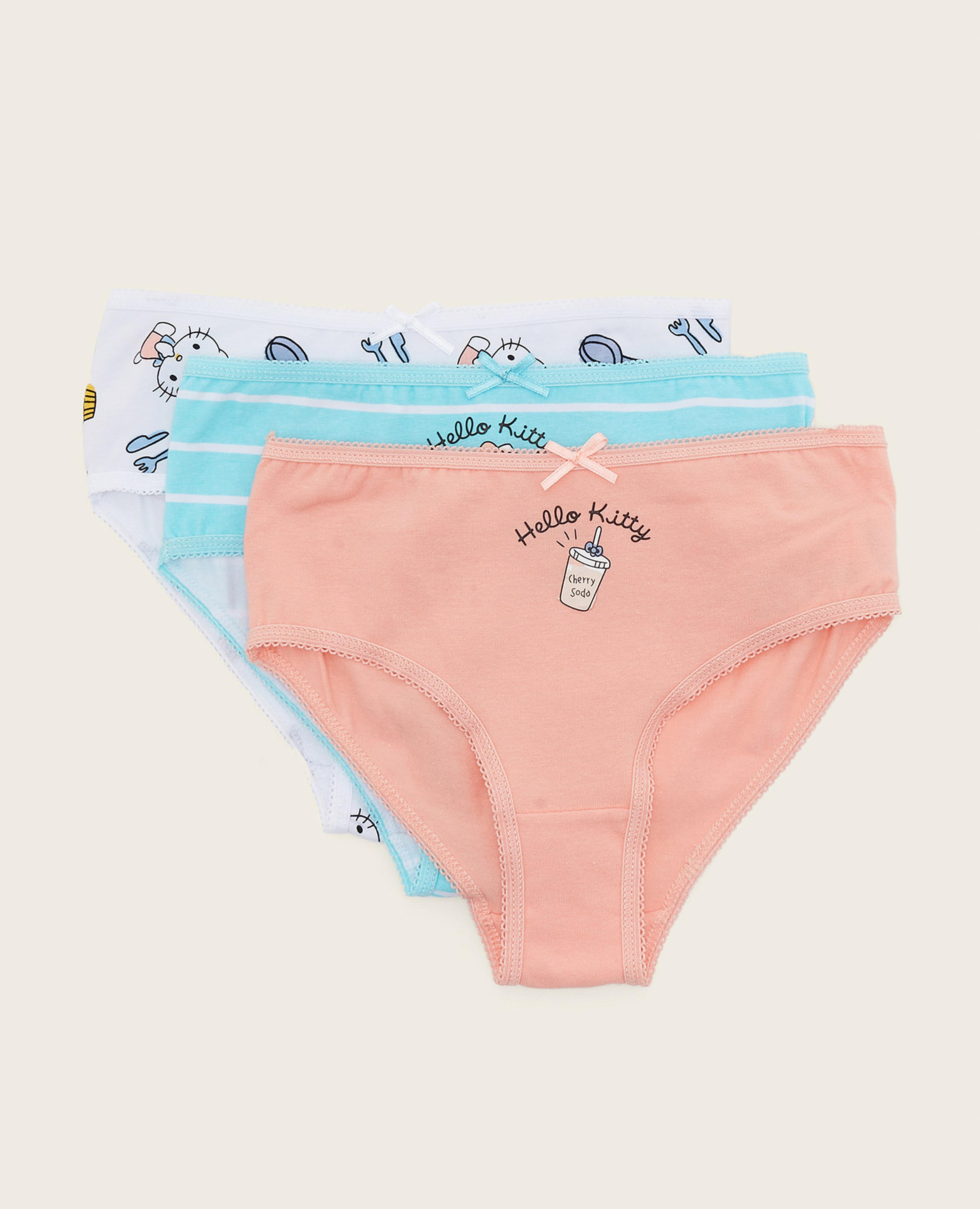 3 Pack Hello Kitty Print Briefs