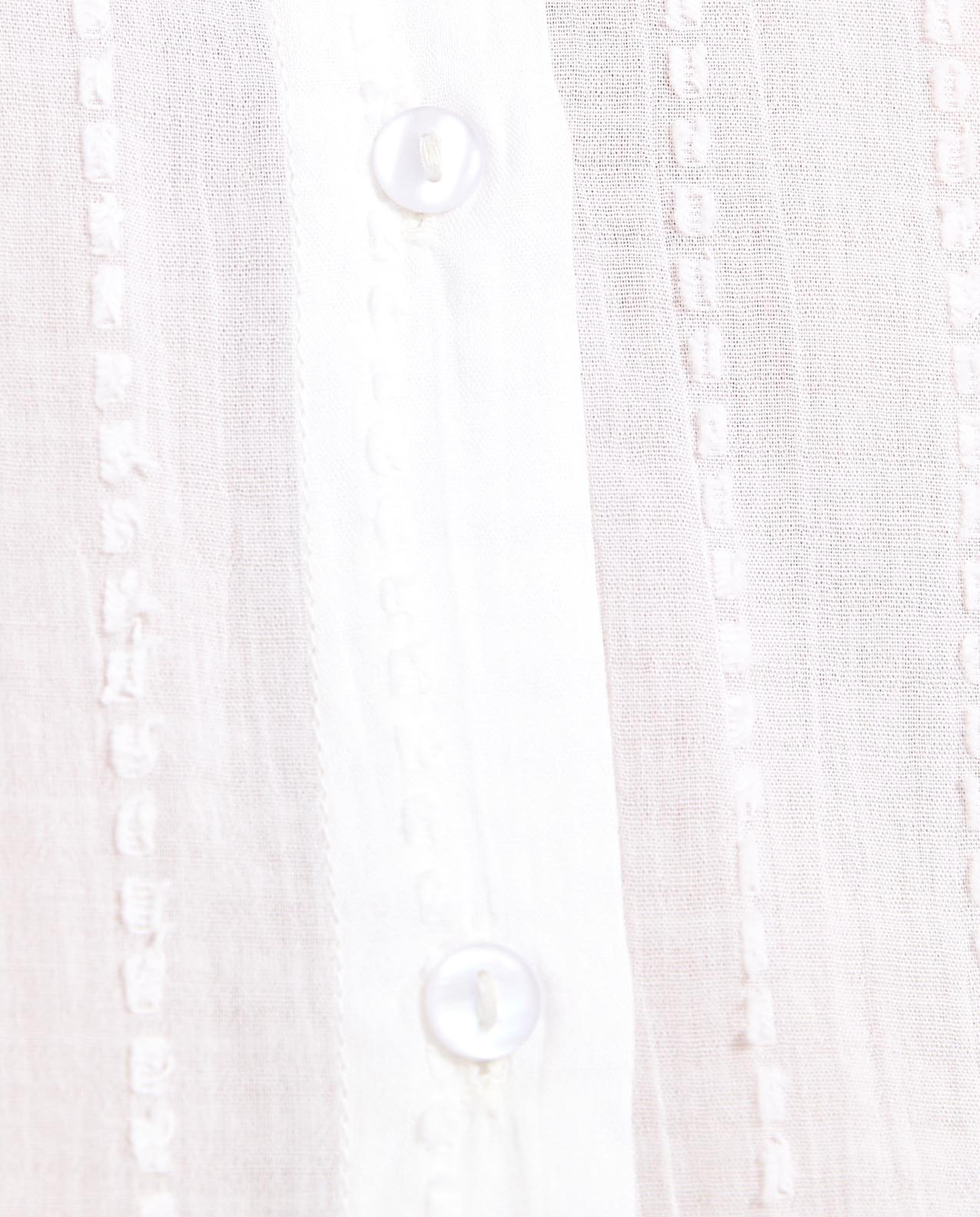 Woven Shirt with Classic Collar and Long Sleeves