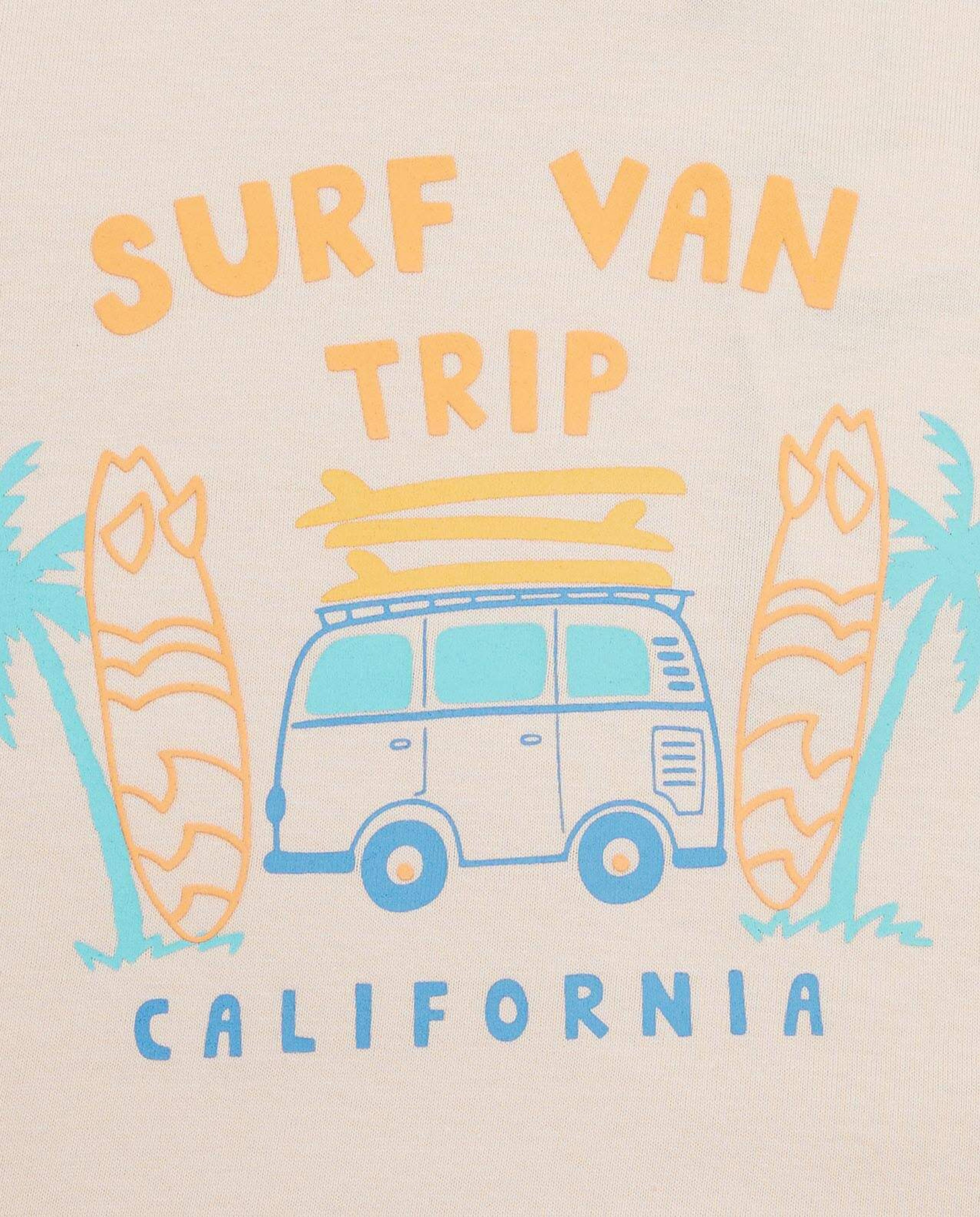 Printed T-Shirt with Crew Neck and Short Sleeves