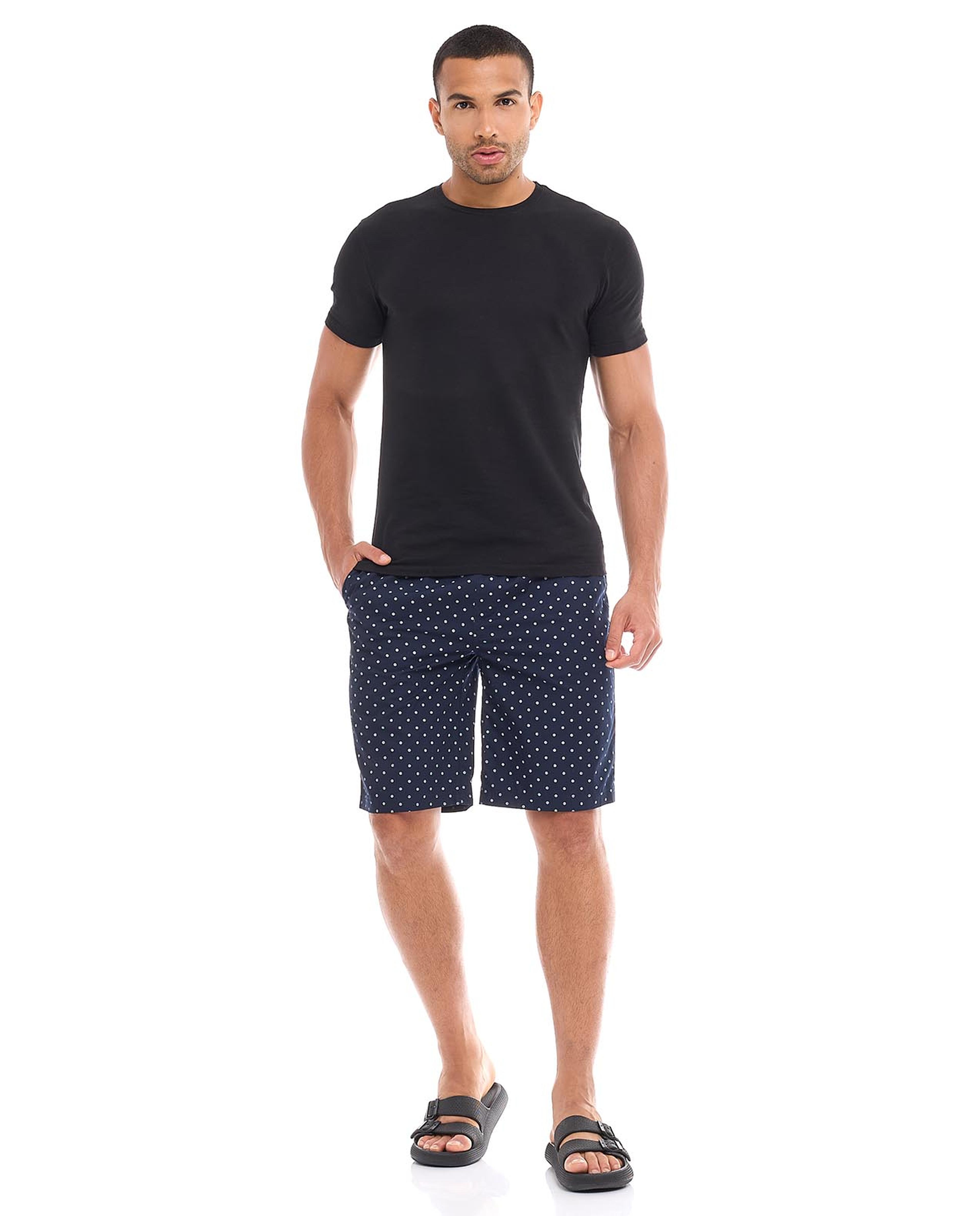 شورت منزلي كاروهات برباط