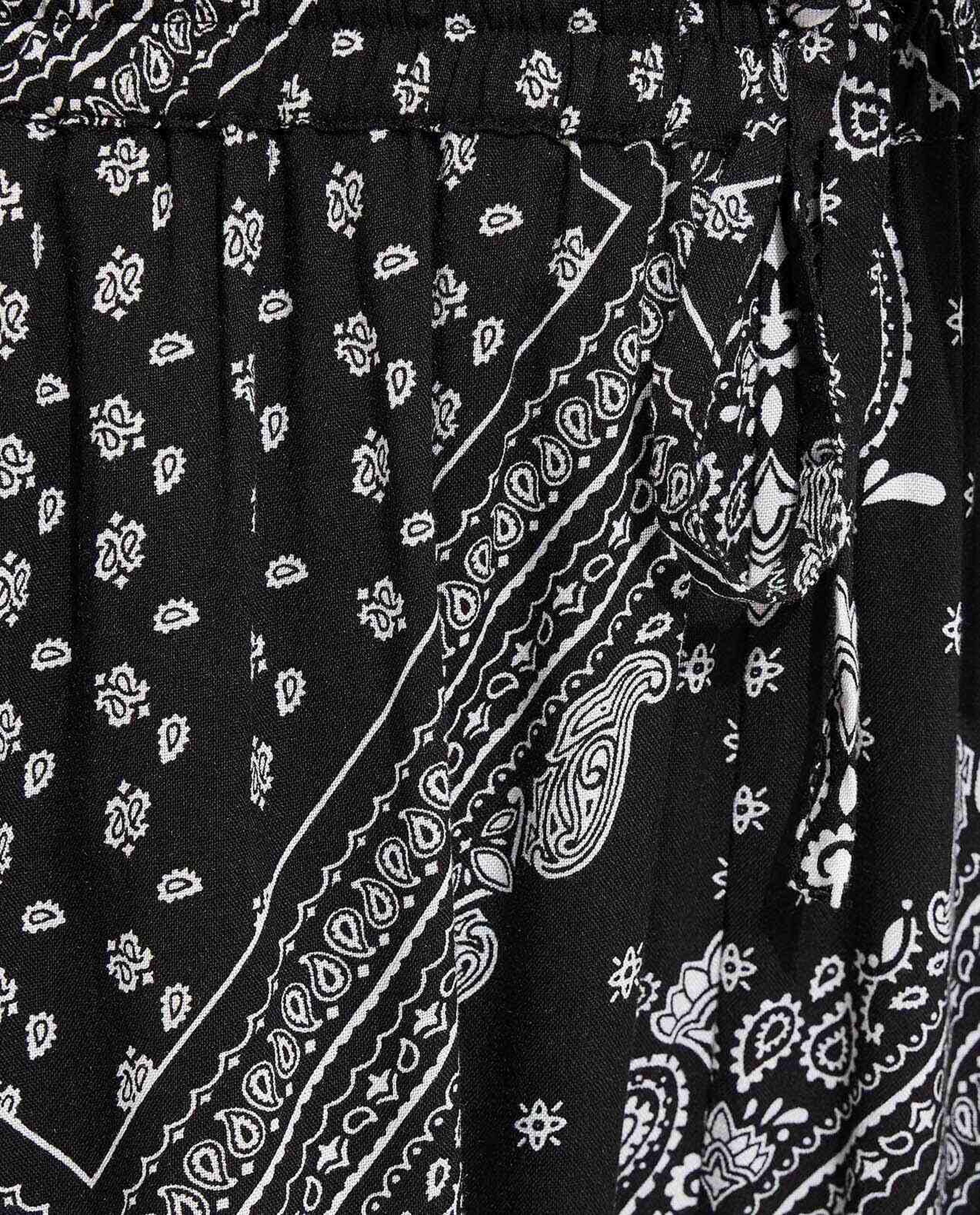 Printed Lounge Pants with Drawstring Waist