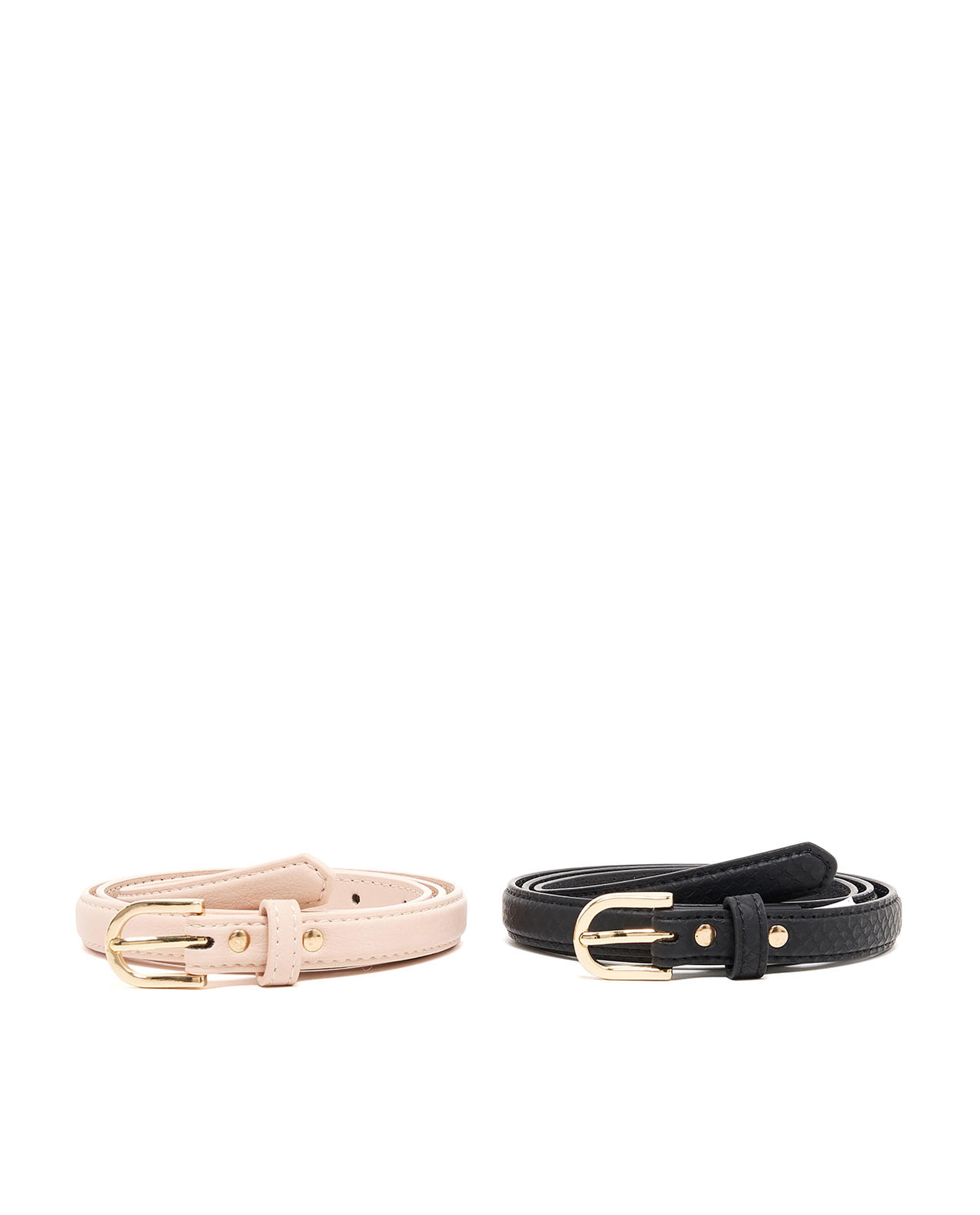 2 Pack Buckle Closure Belts