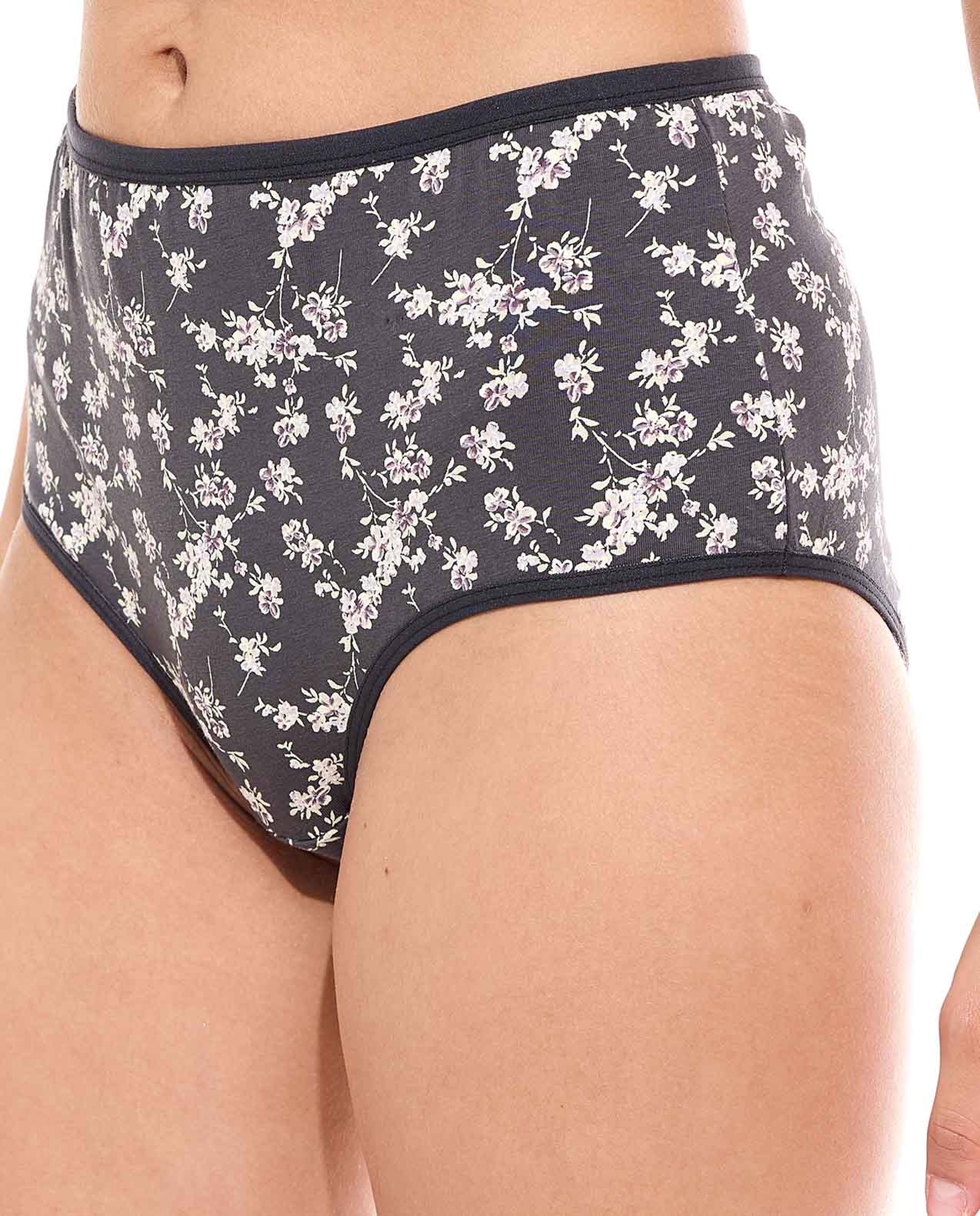 سروال داخلي بطبعة - 3 قطع