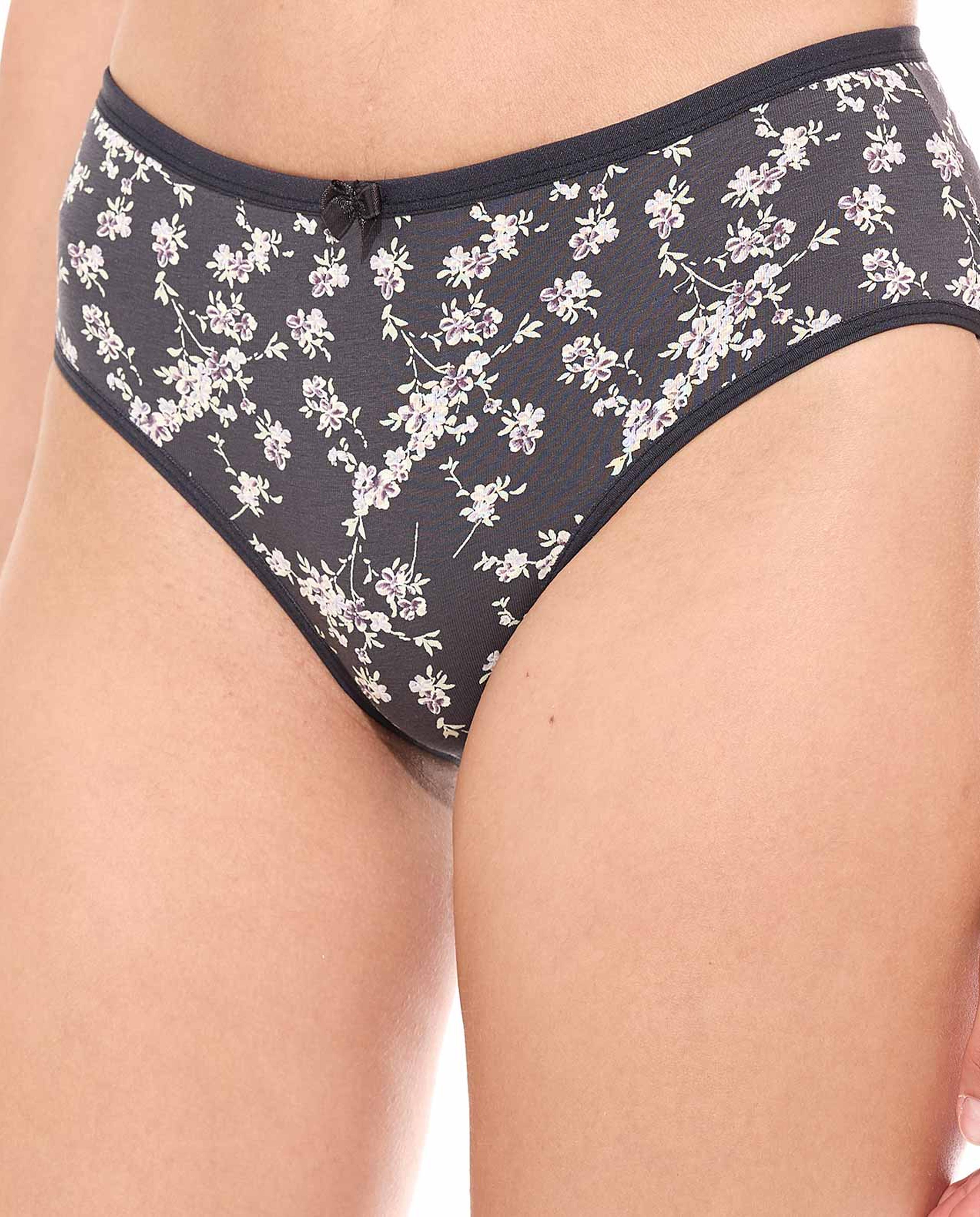 سروال داخلي بطبعة - 3 قطع