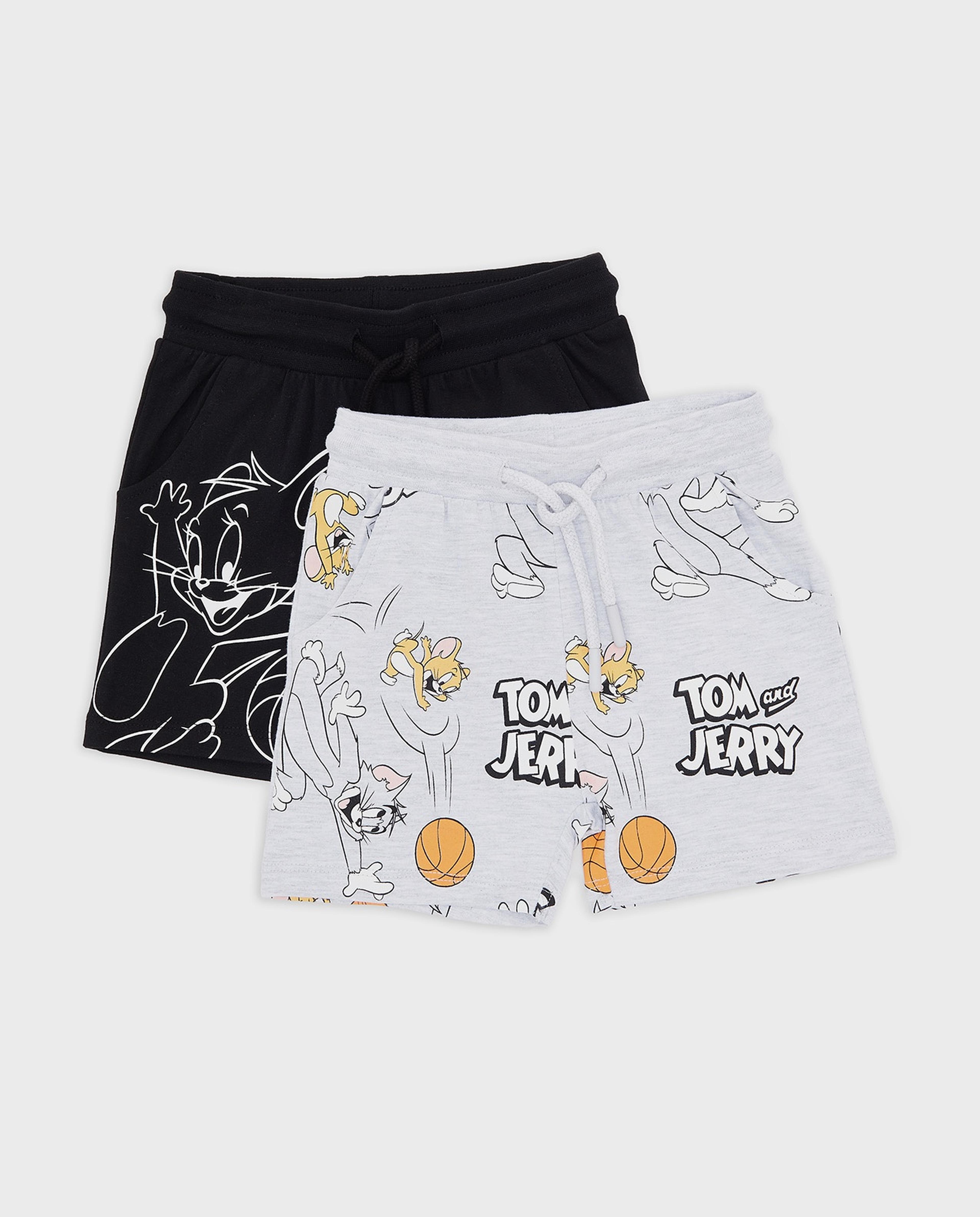 شورت بطبعة توم اند جيري - قطعتين