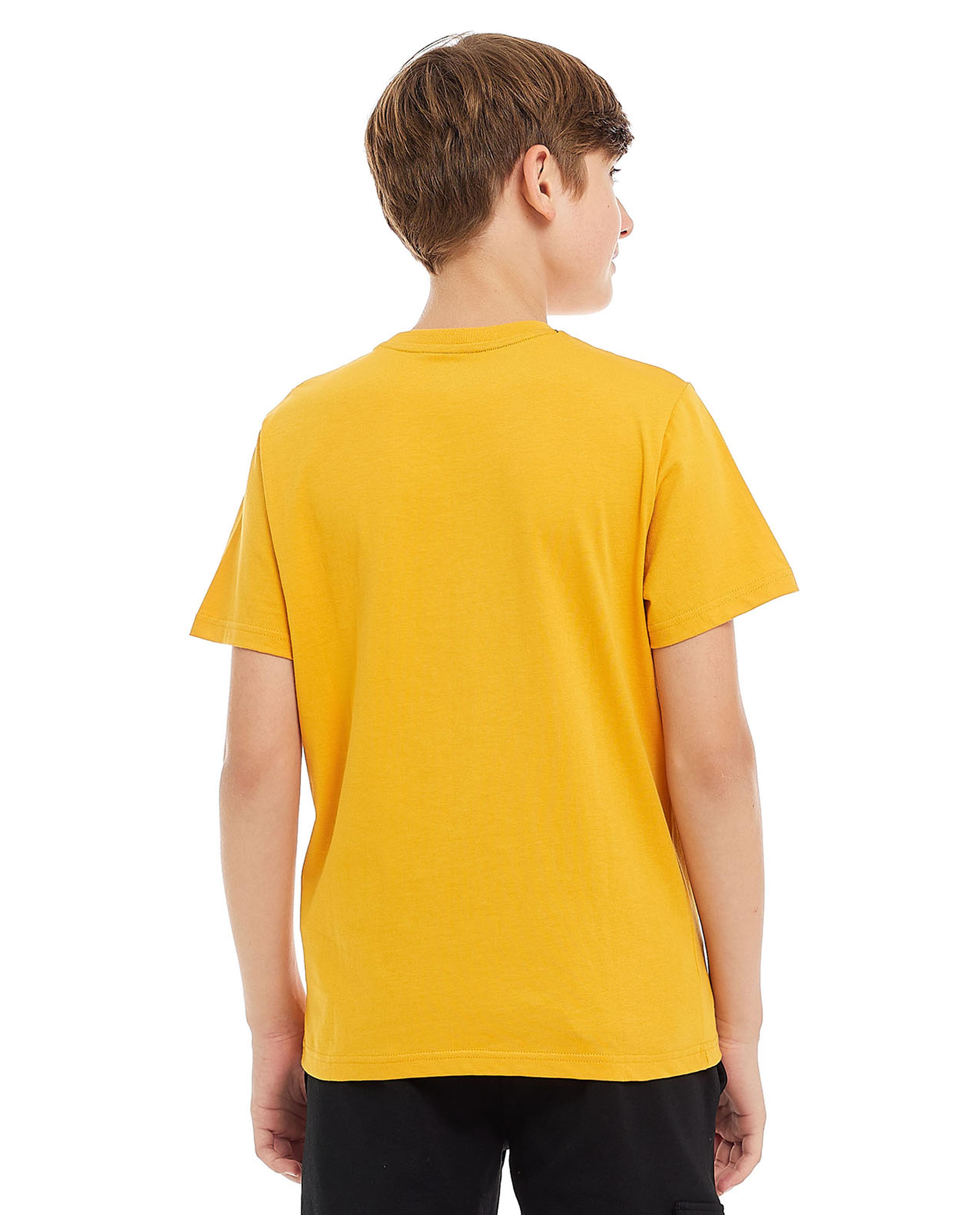 Printed T-Shirt with Crew Neck and Short Sleeves