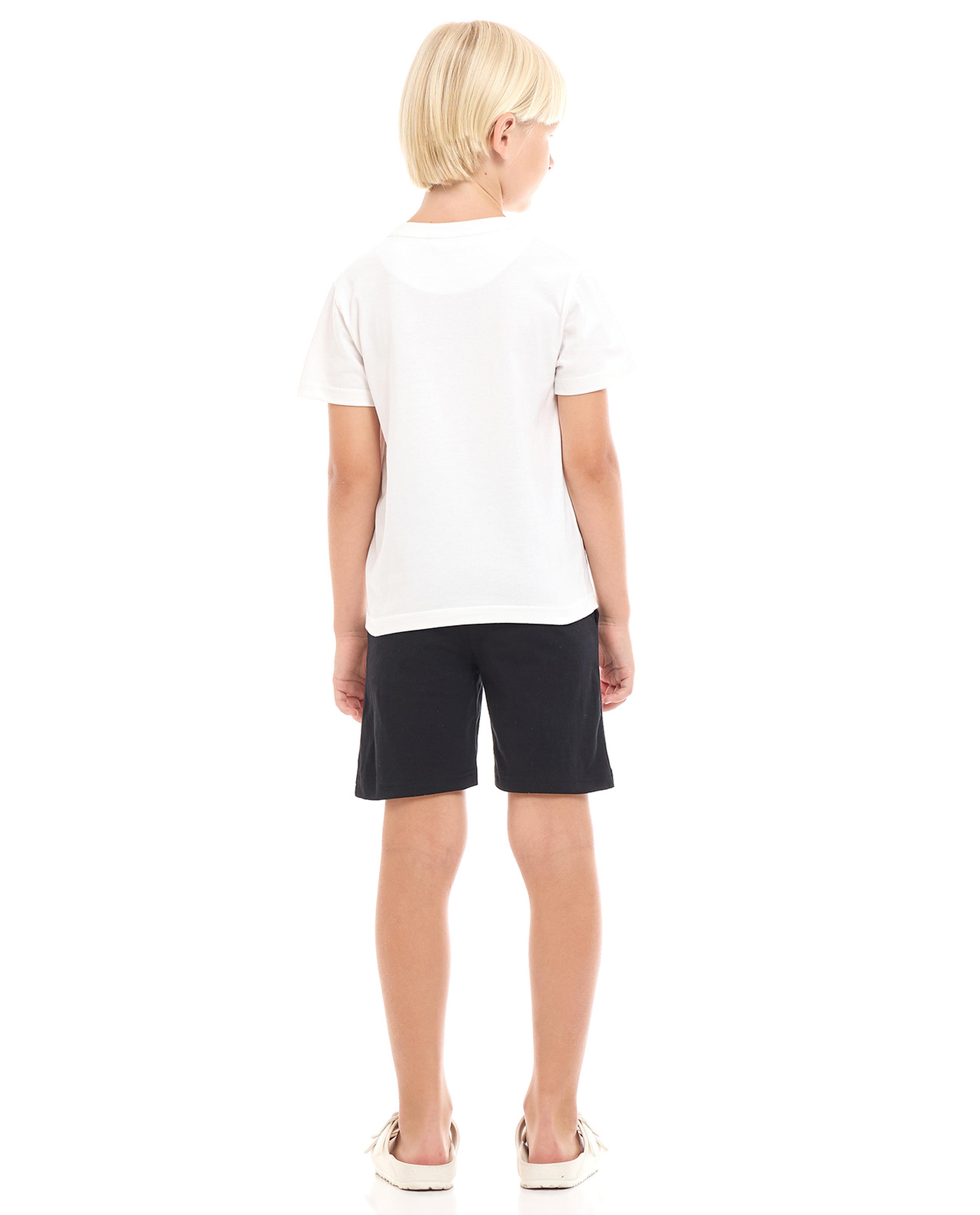 طقم بيجاما بطبعة