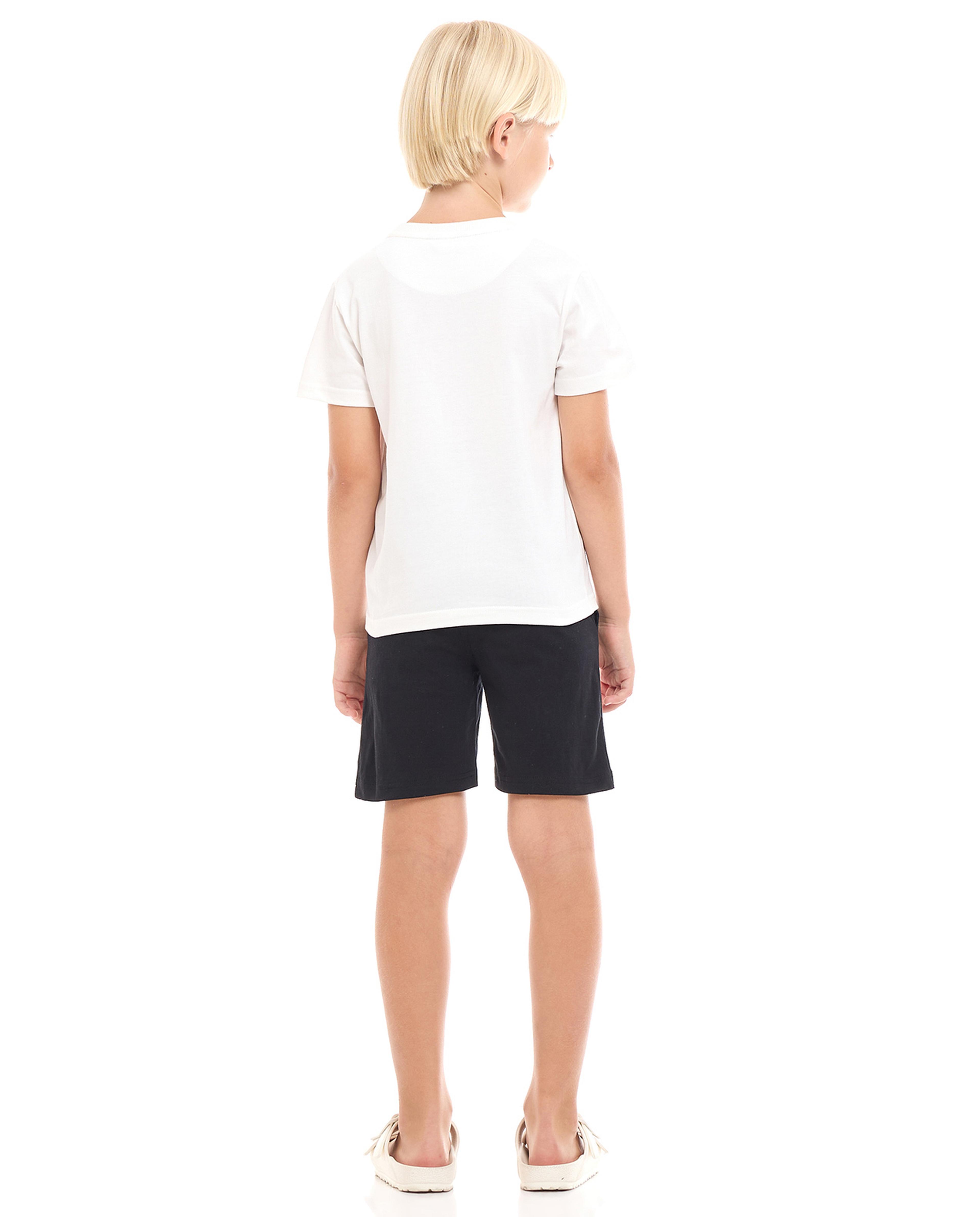 طقم بيجاما بطبعة