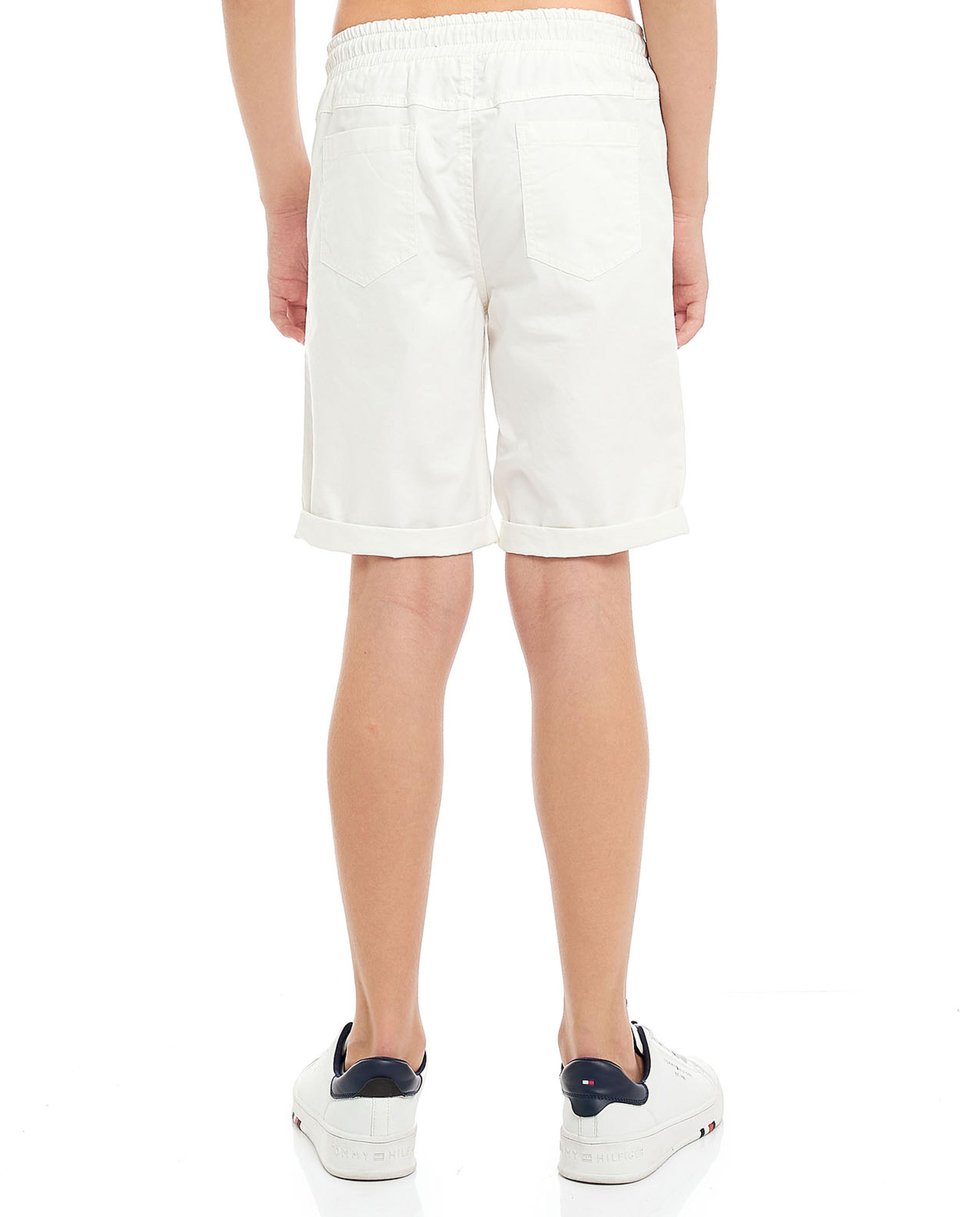 Pocket Detail Shorts with Drawstring Waist