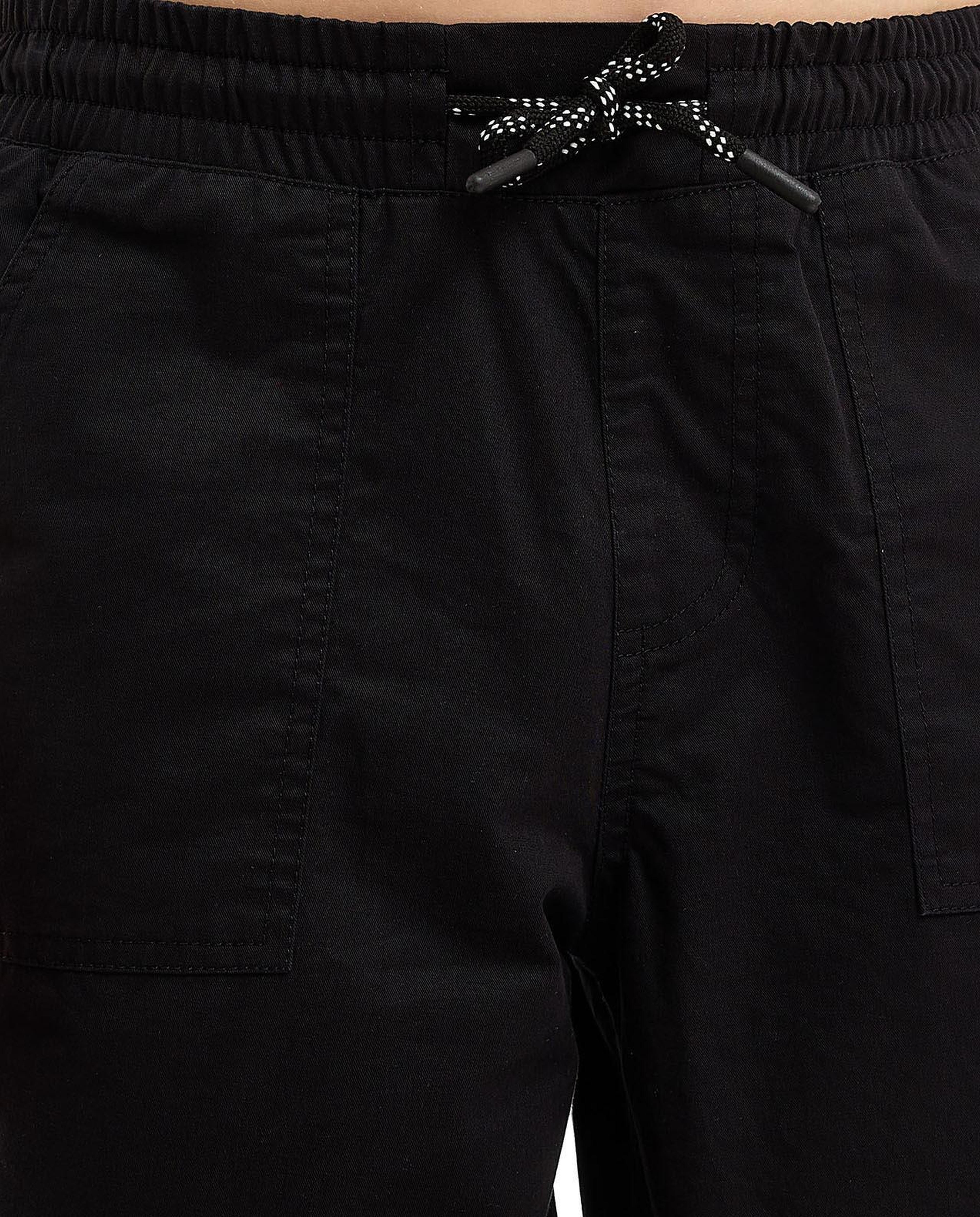 Pocket Detail Shorts with Drawstring Waist