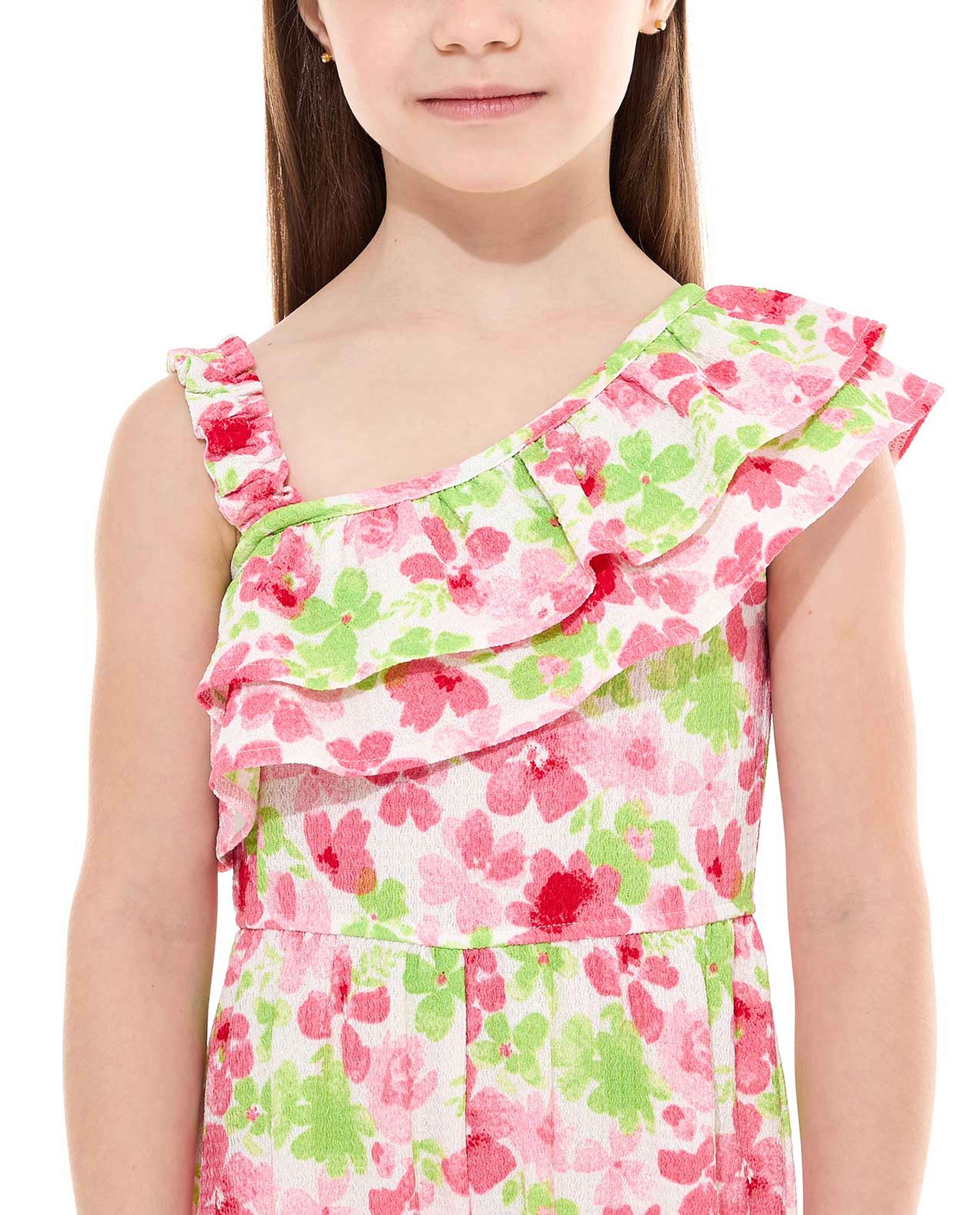 Floral Print Jumpsuit