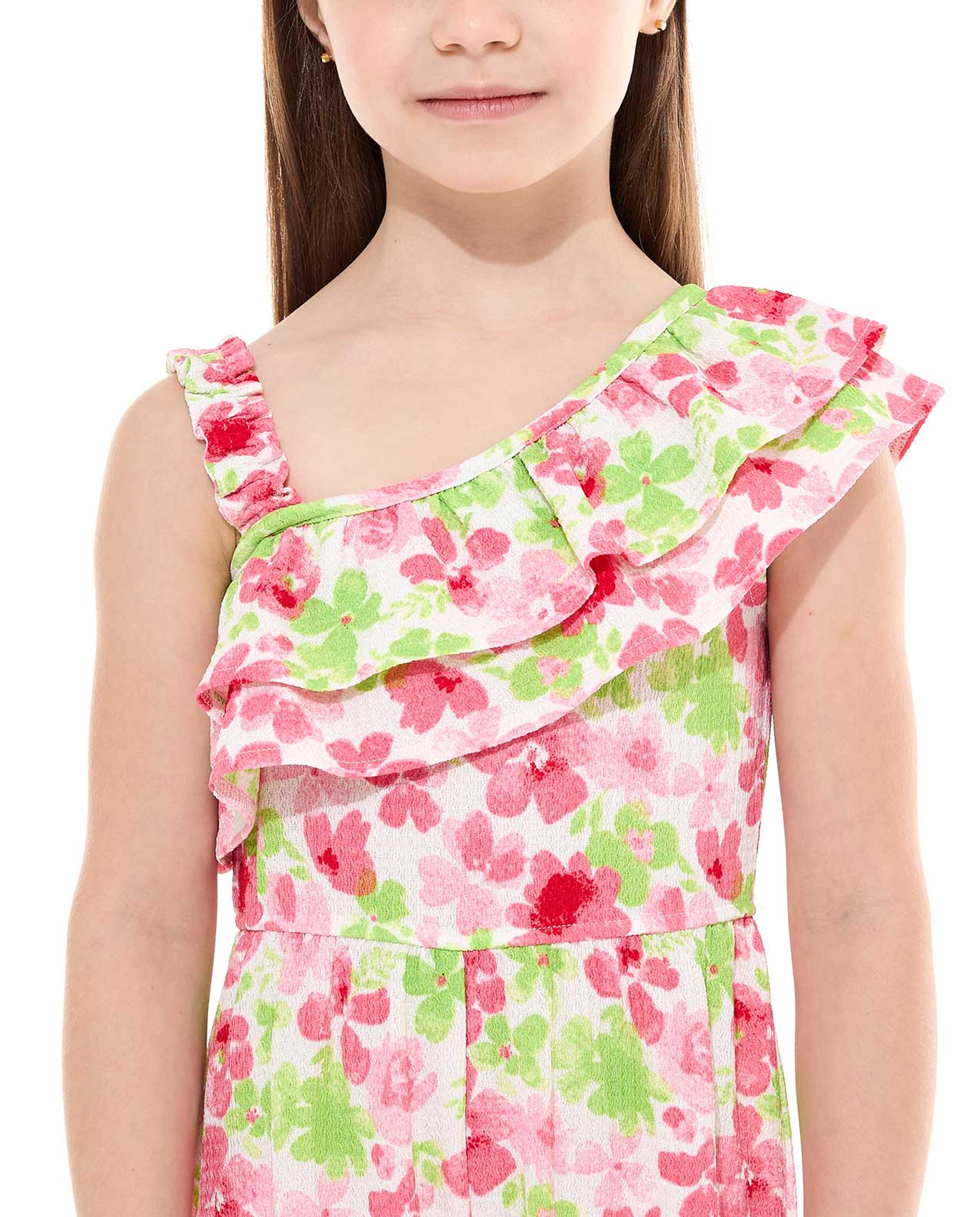 Floral Print Jumpsuit