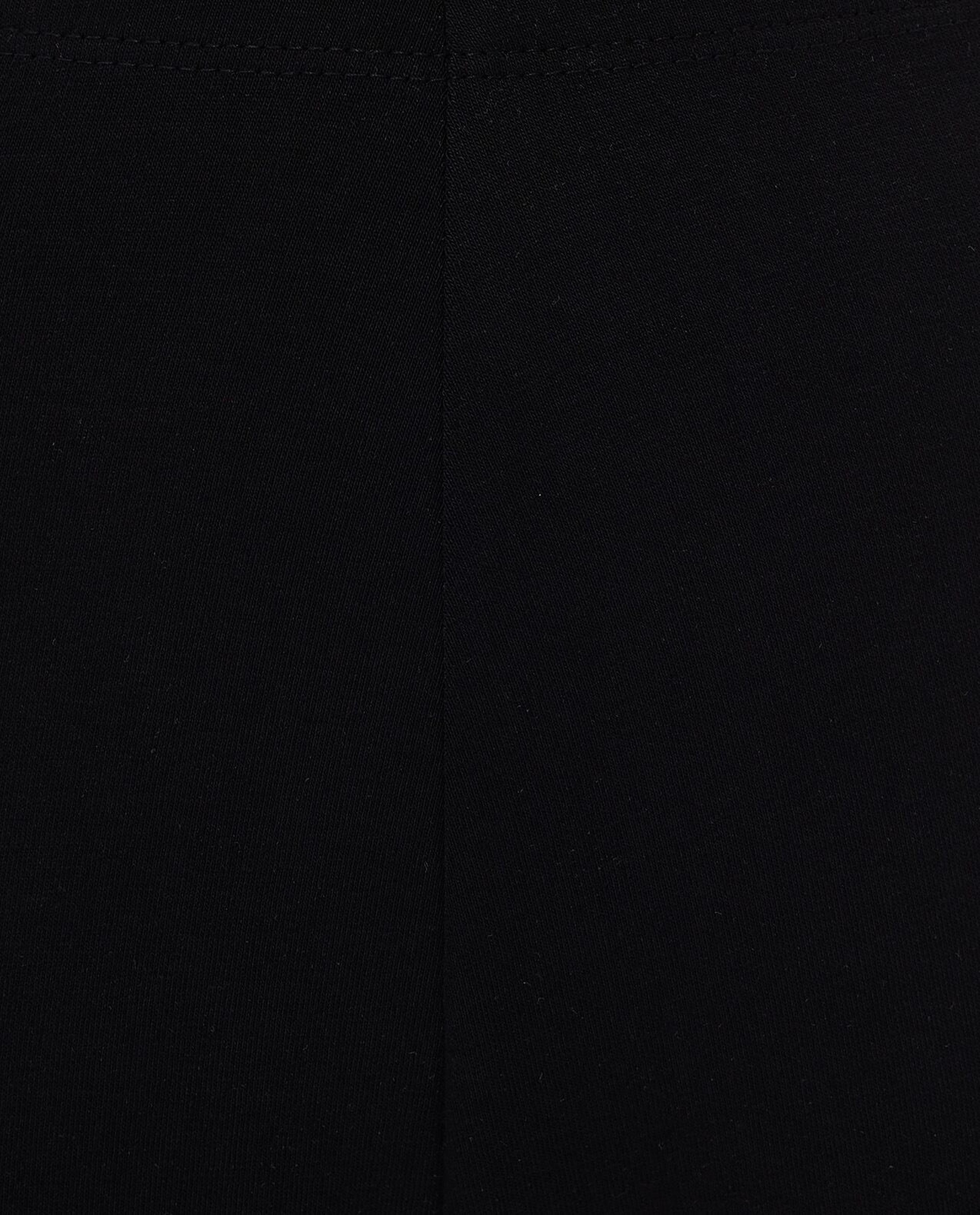 Solid Leggings with Elastic Waist