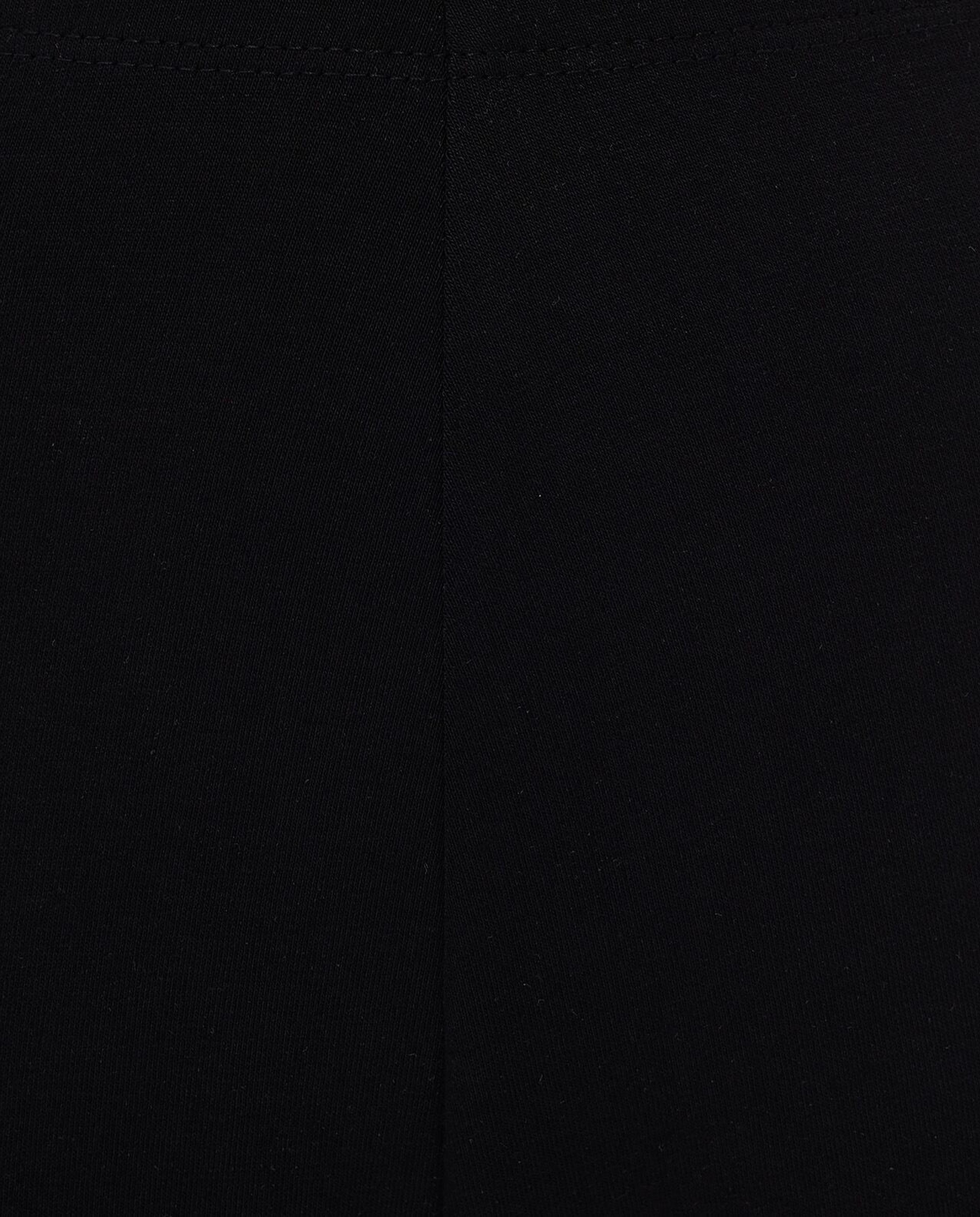 Solid Leggings with Elastic Waist