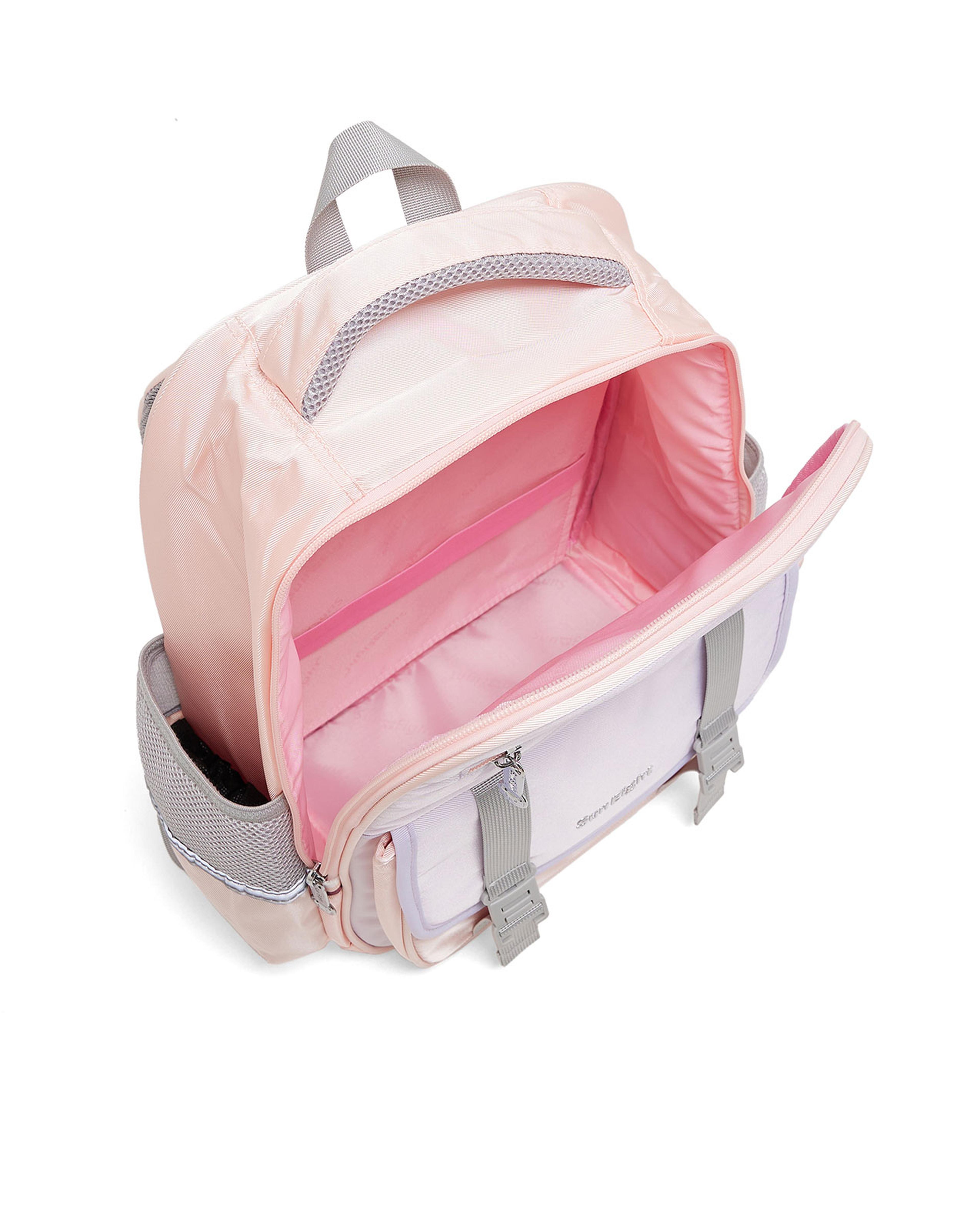 حقيبة ظهر بألوان متباينة وسحاب