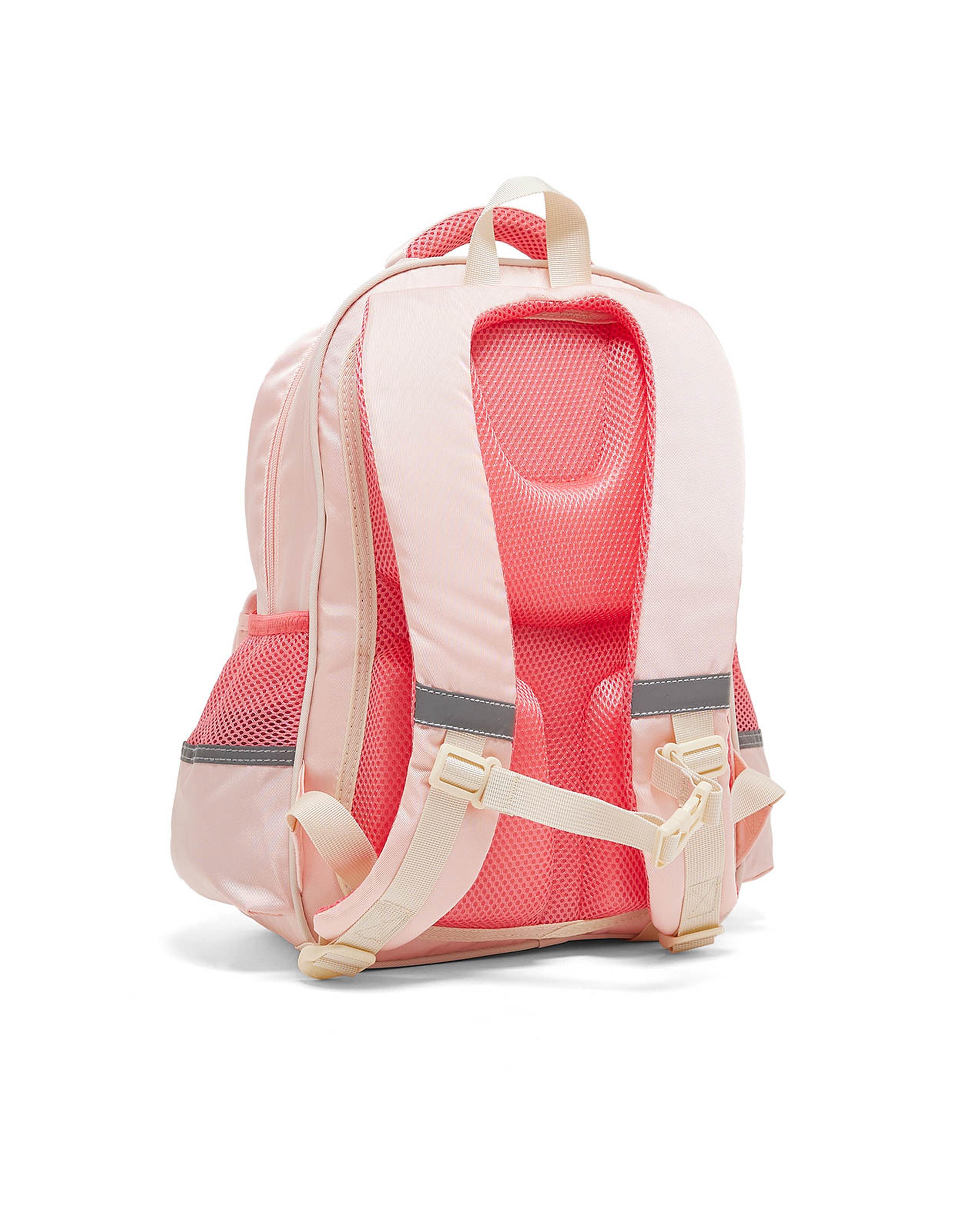 حقيبة ظهر بسحاب وطبعة