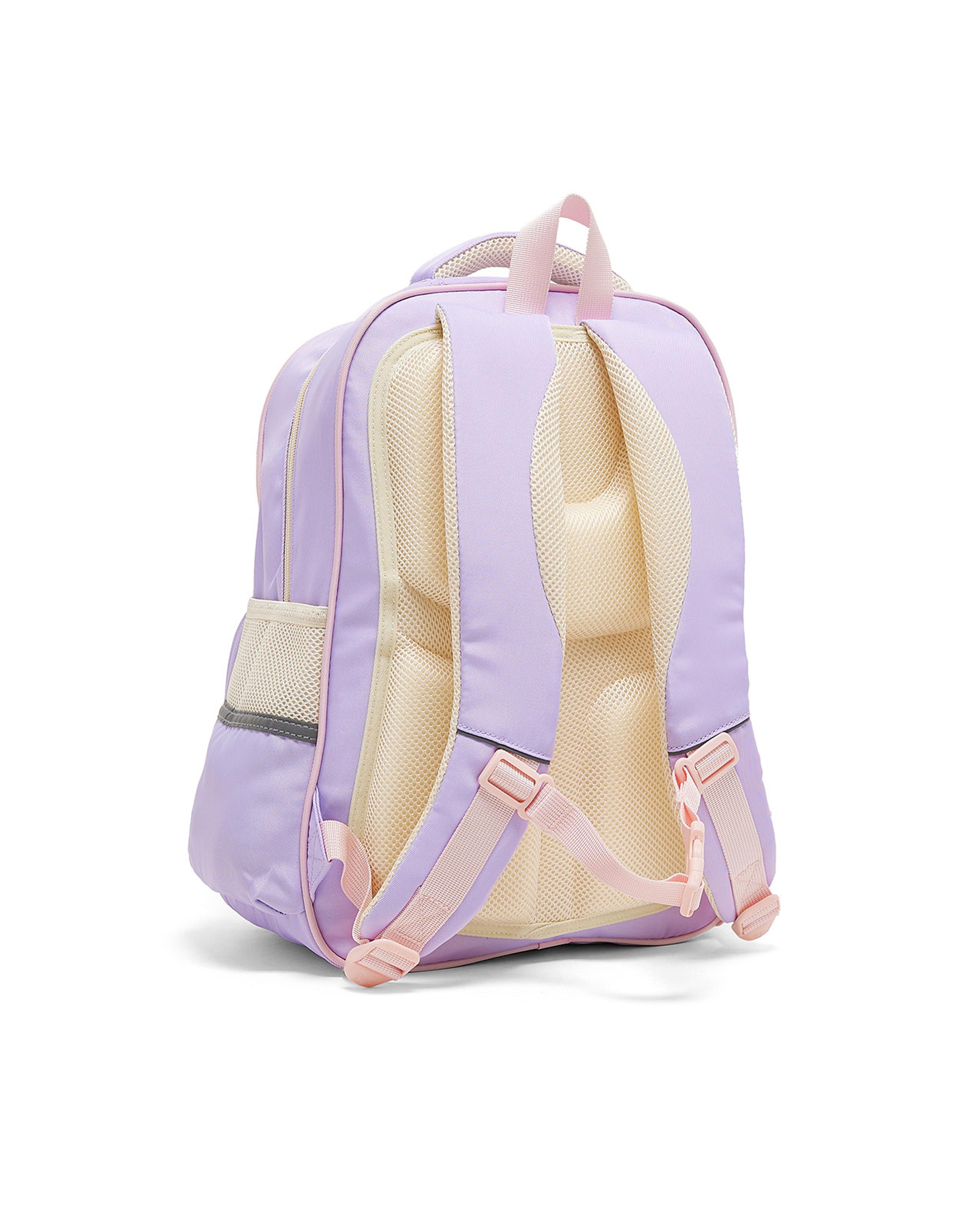 حقيبة ظهر بألوان متباينة وسحاب