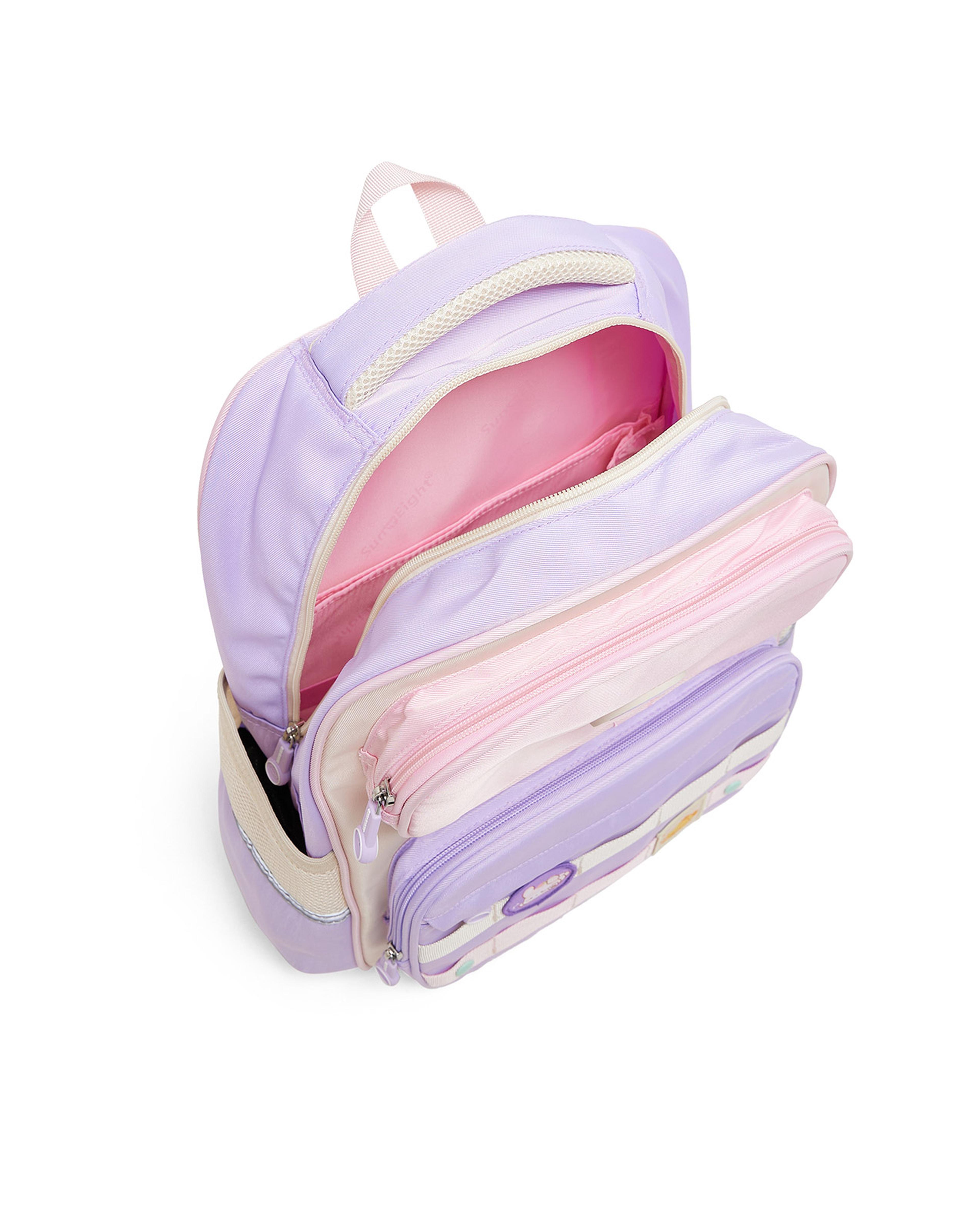 حقيبة ظهر بألوان متباينة وسحاب