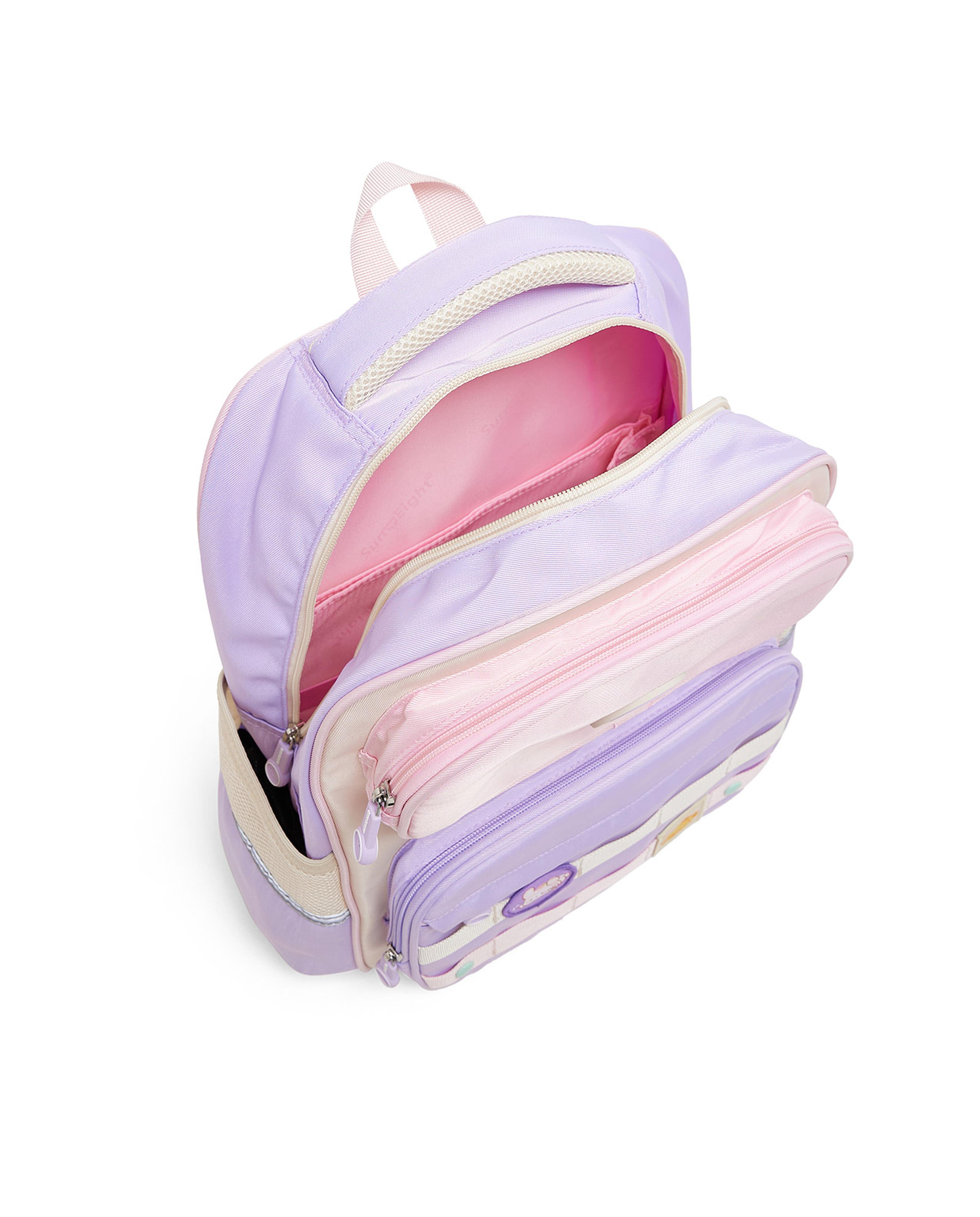 حقيبة ظهر بألوان متباينة وسحاب