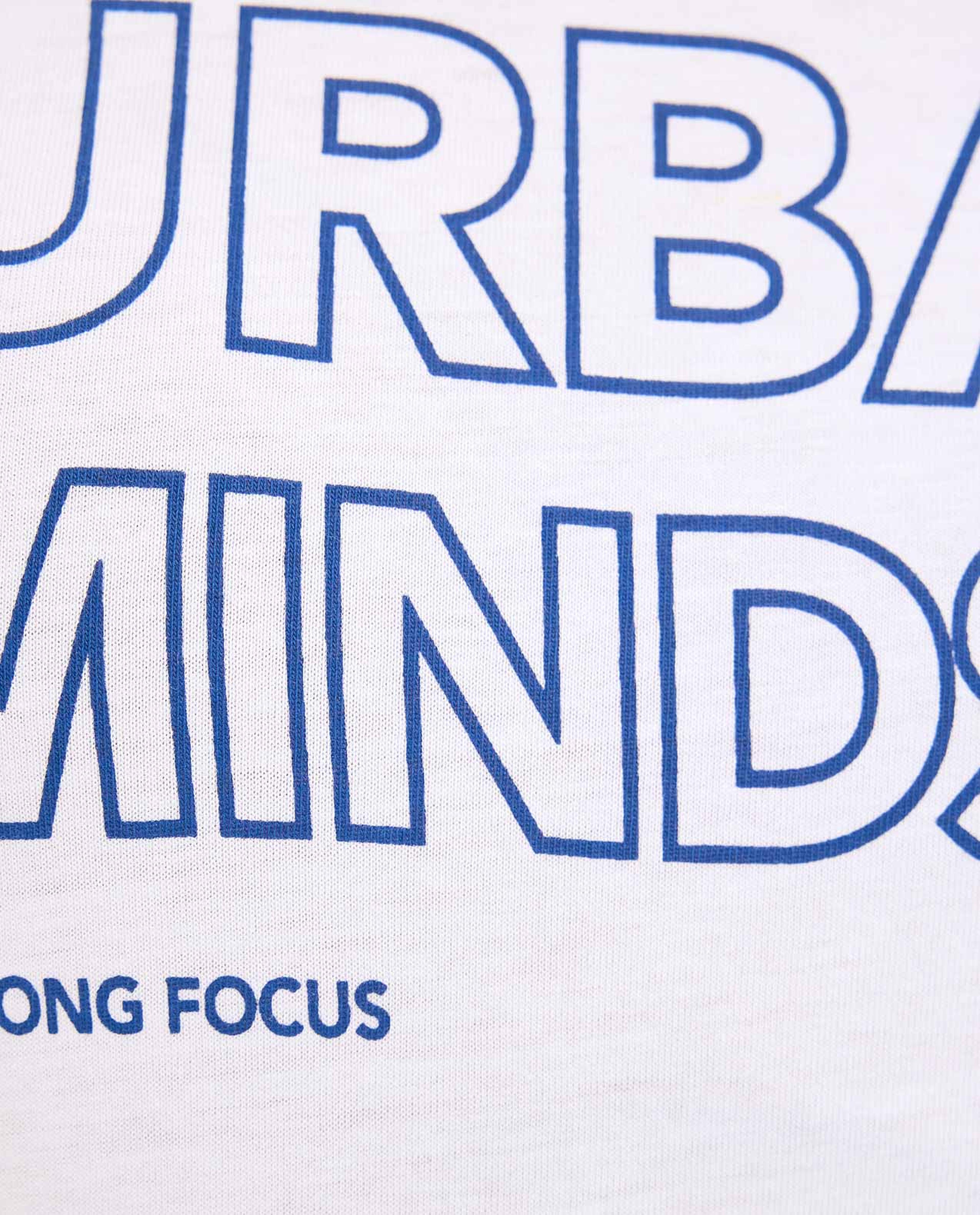 Typography T-Shirt with Crew Neck and Short Sleeves