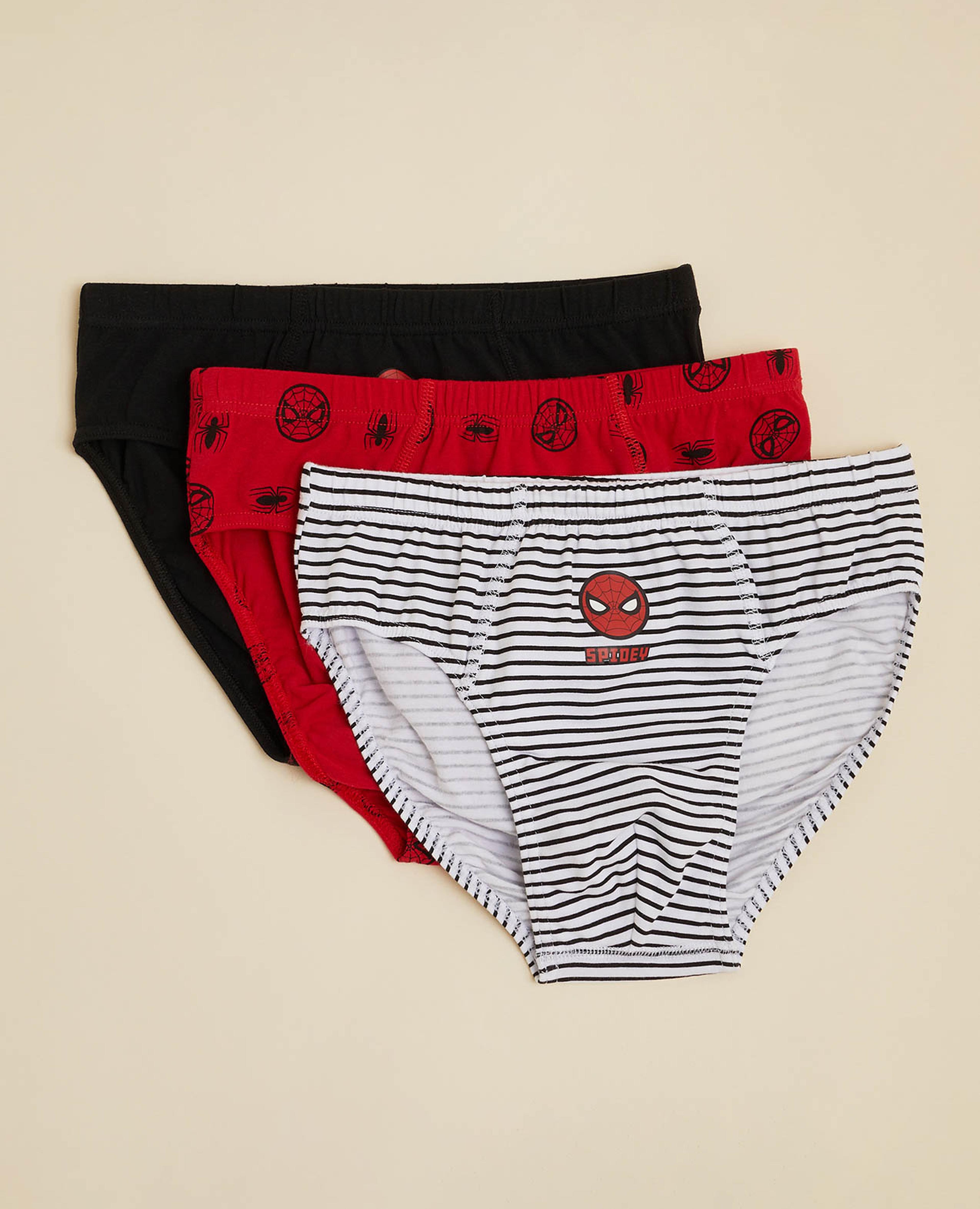 3 Pack Spider-Man Print Briefs