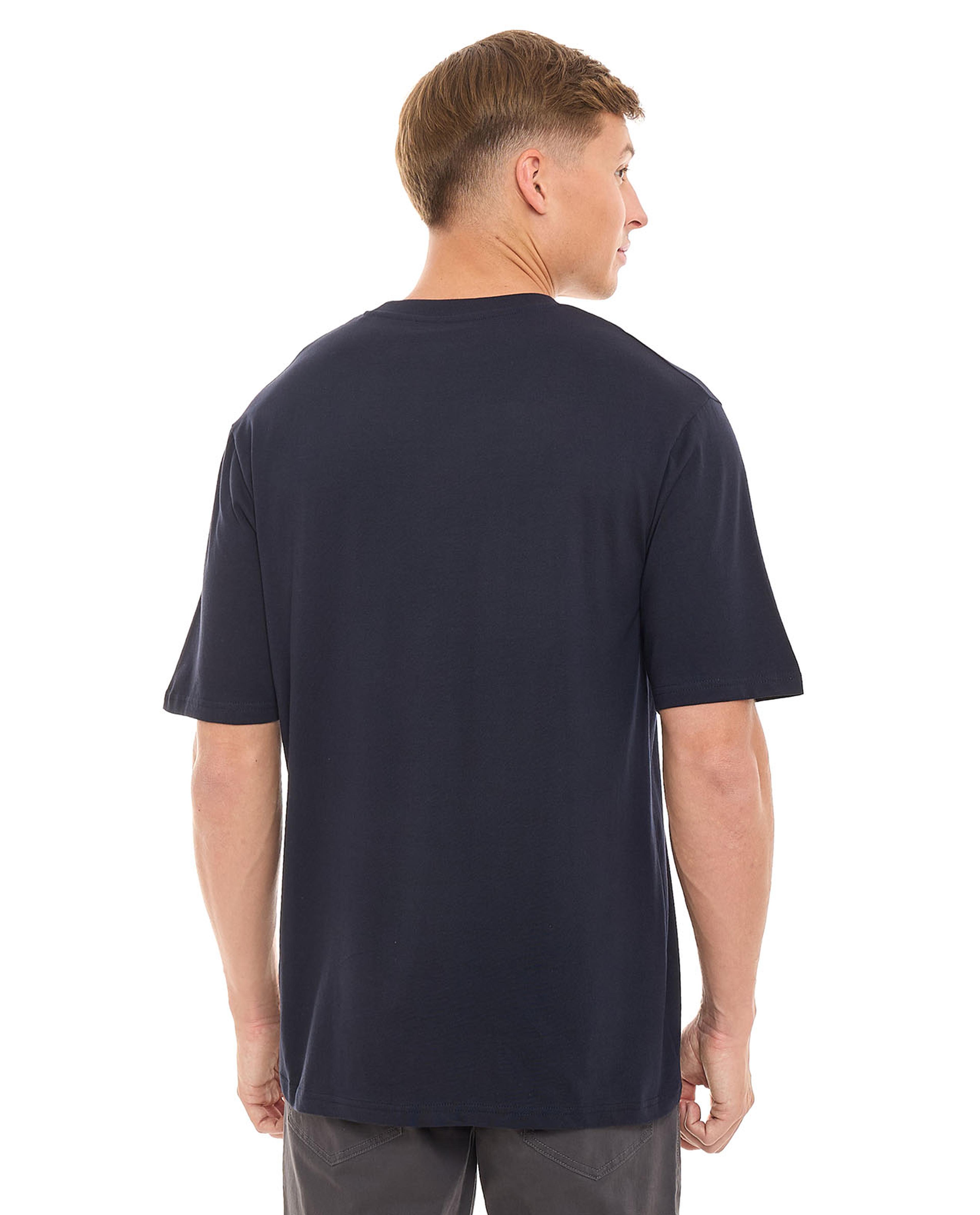 تيشيرت باكمام طويلة ورقبة مستديرة