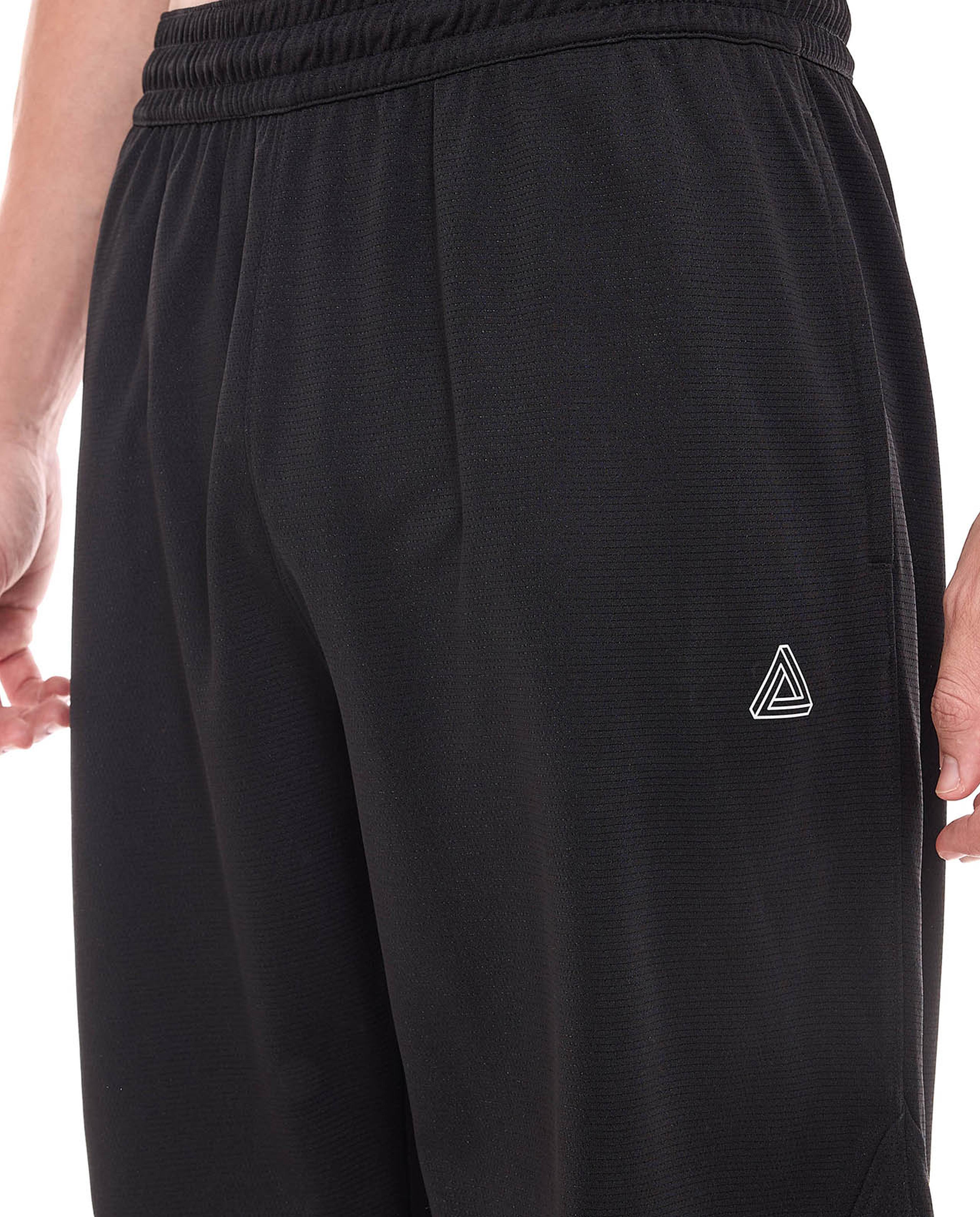 Solid Active Shorts with Elastic Waist