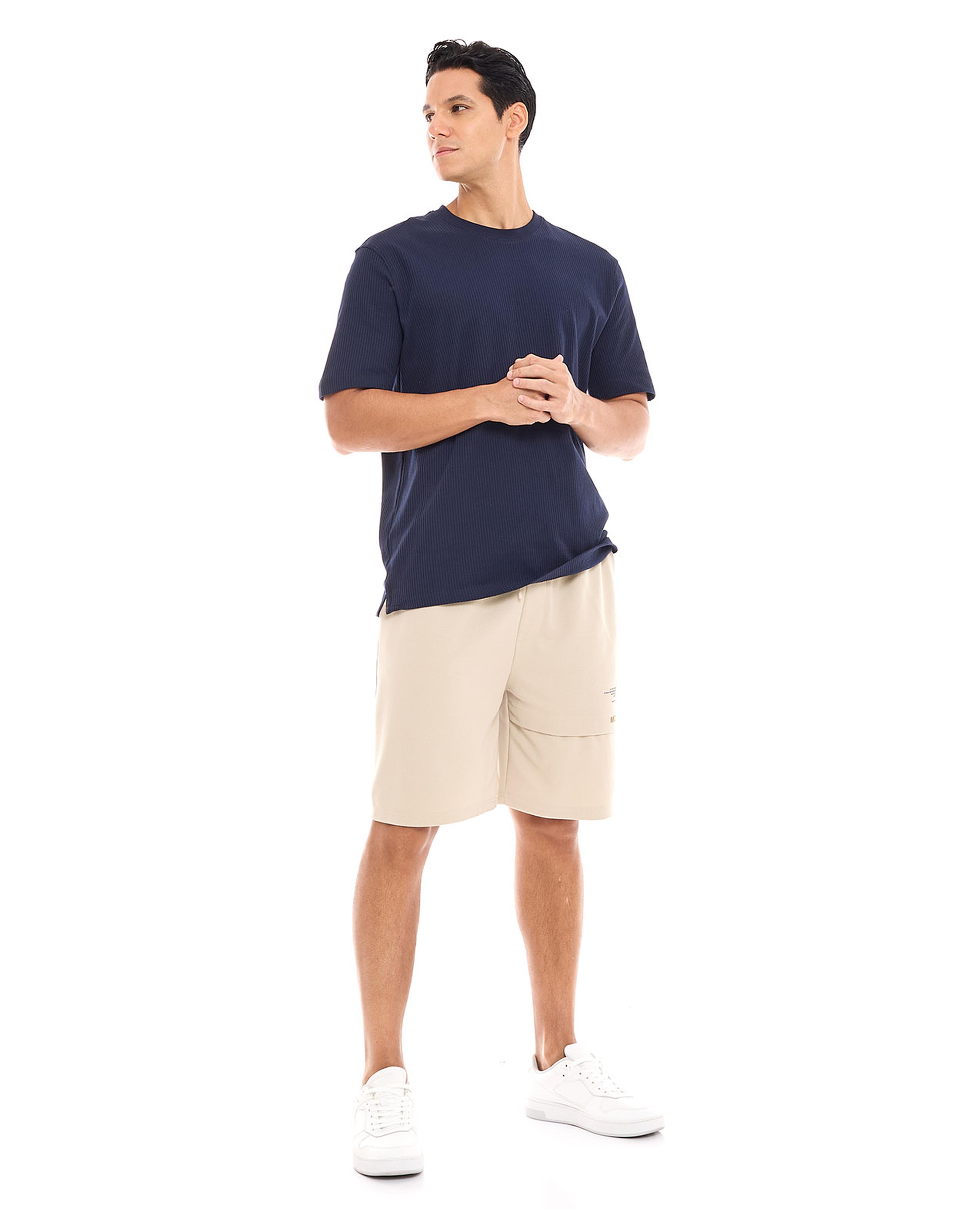 Printed Shorts with Drawstring Waist