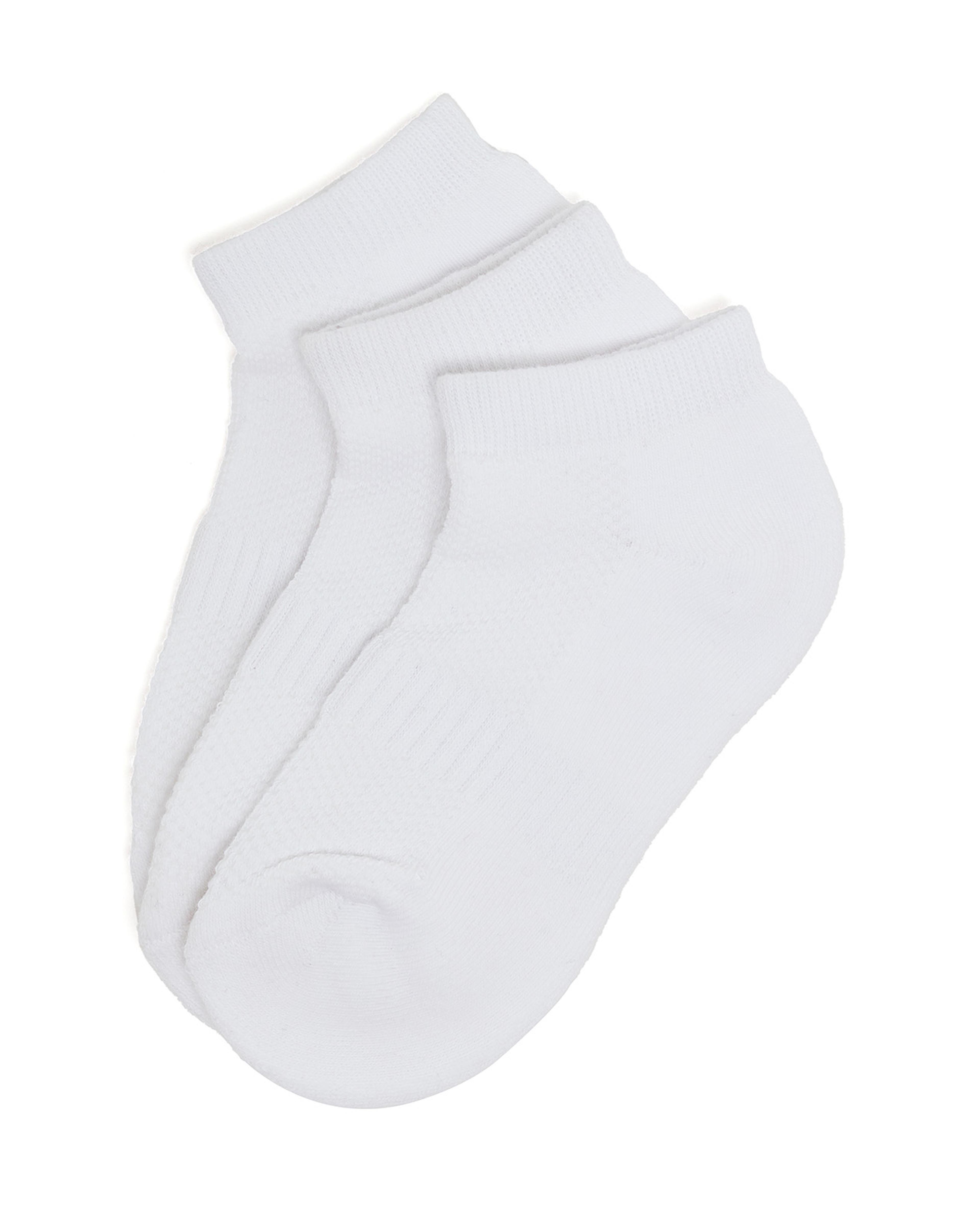 جوارب بطول الكاحل سادة - 3 أزواج