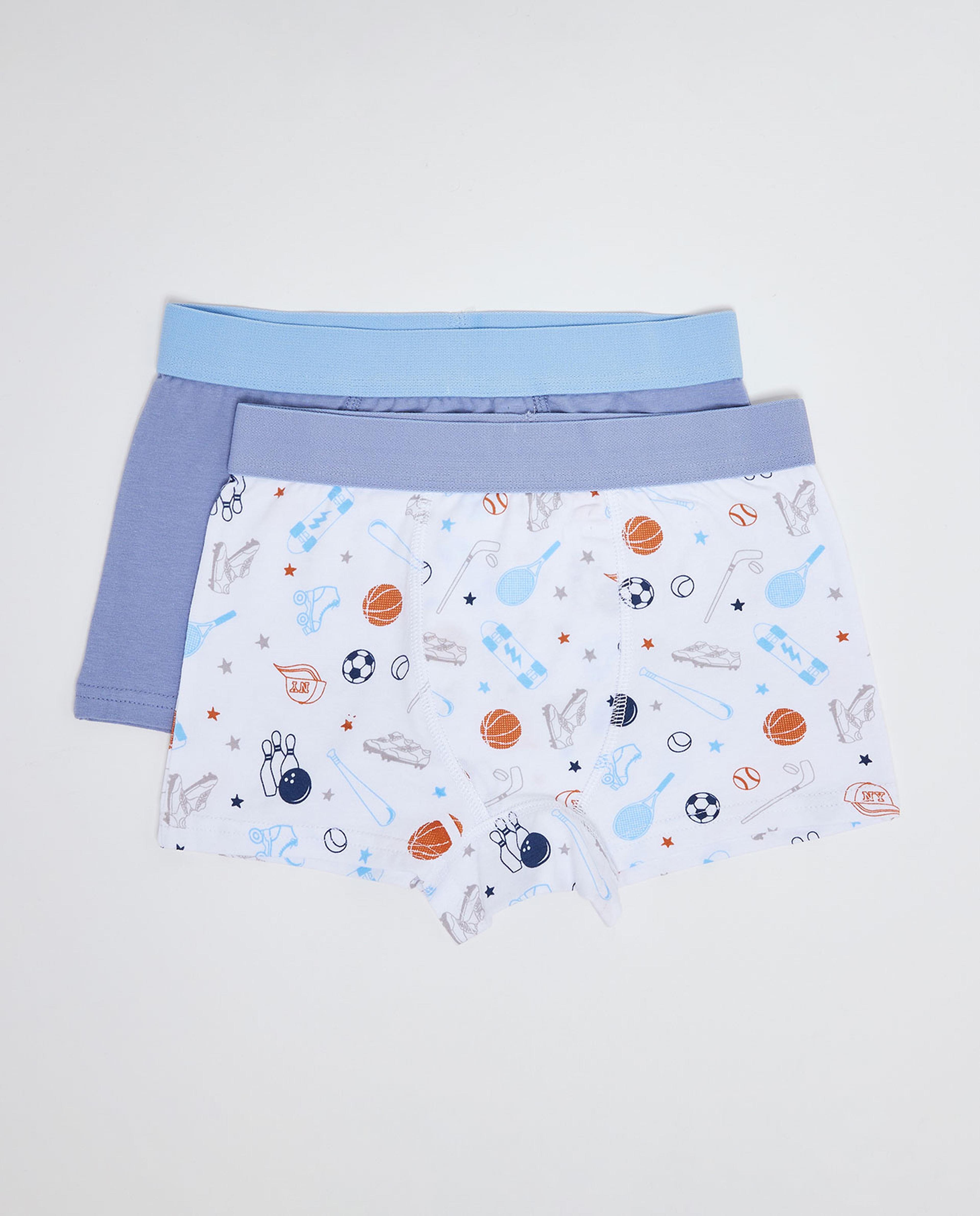 Pack of 2 Printed Boxer Briefs