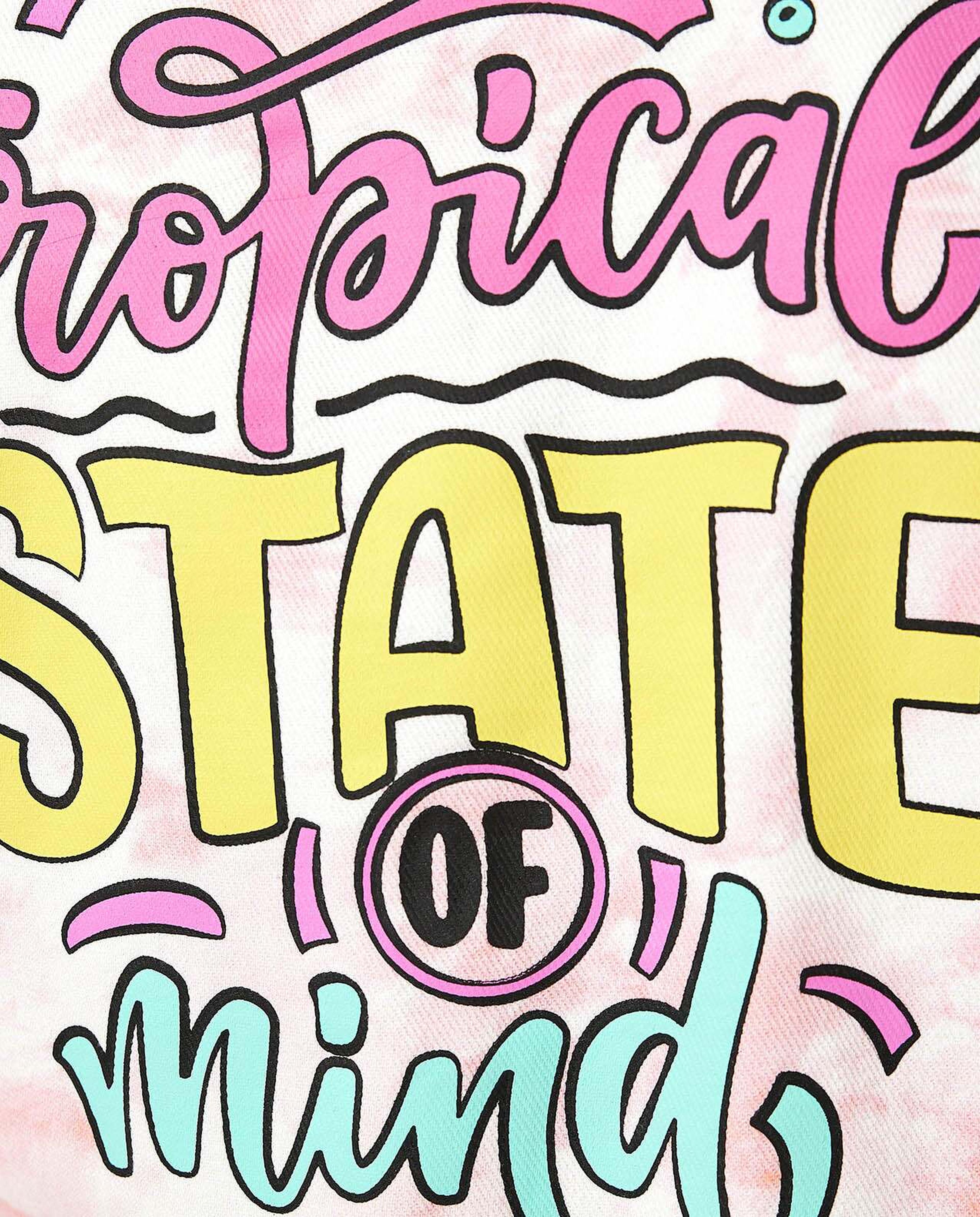 Printed Jacket with Button Closure