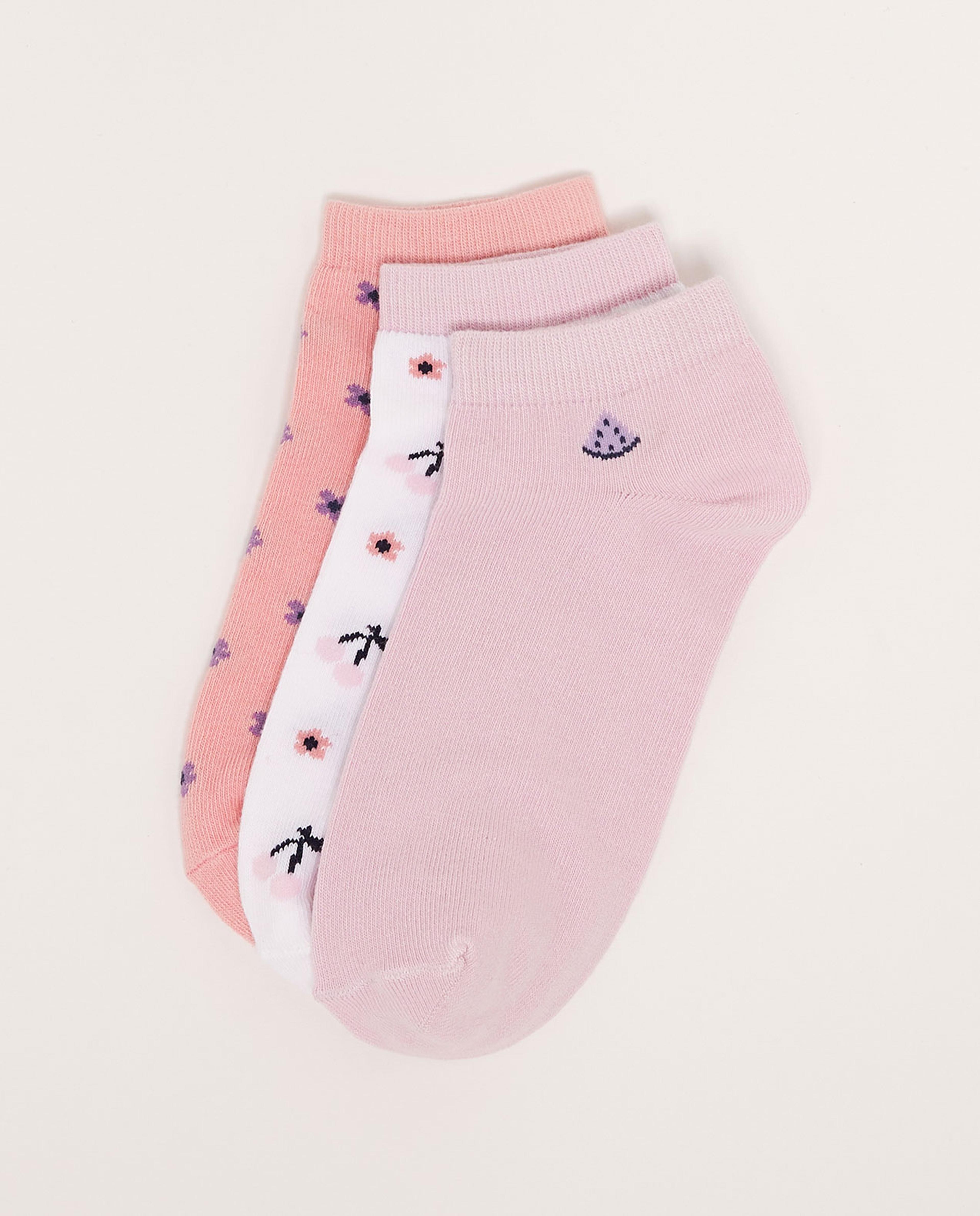 جوارب محبوكة - 3 أزواج