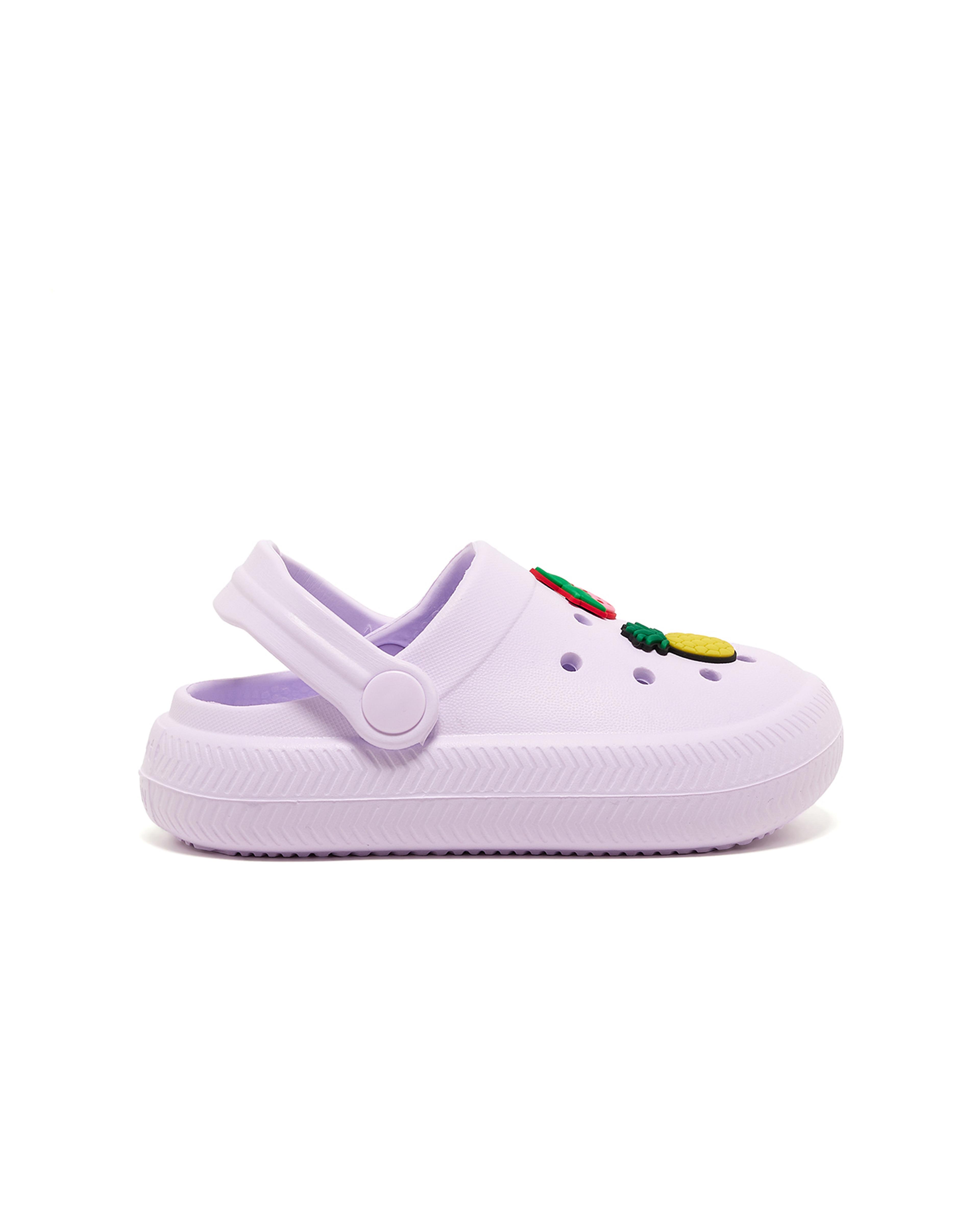 Charm Detail Slingback Clogs