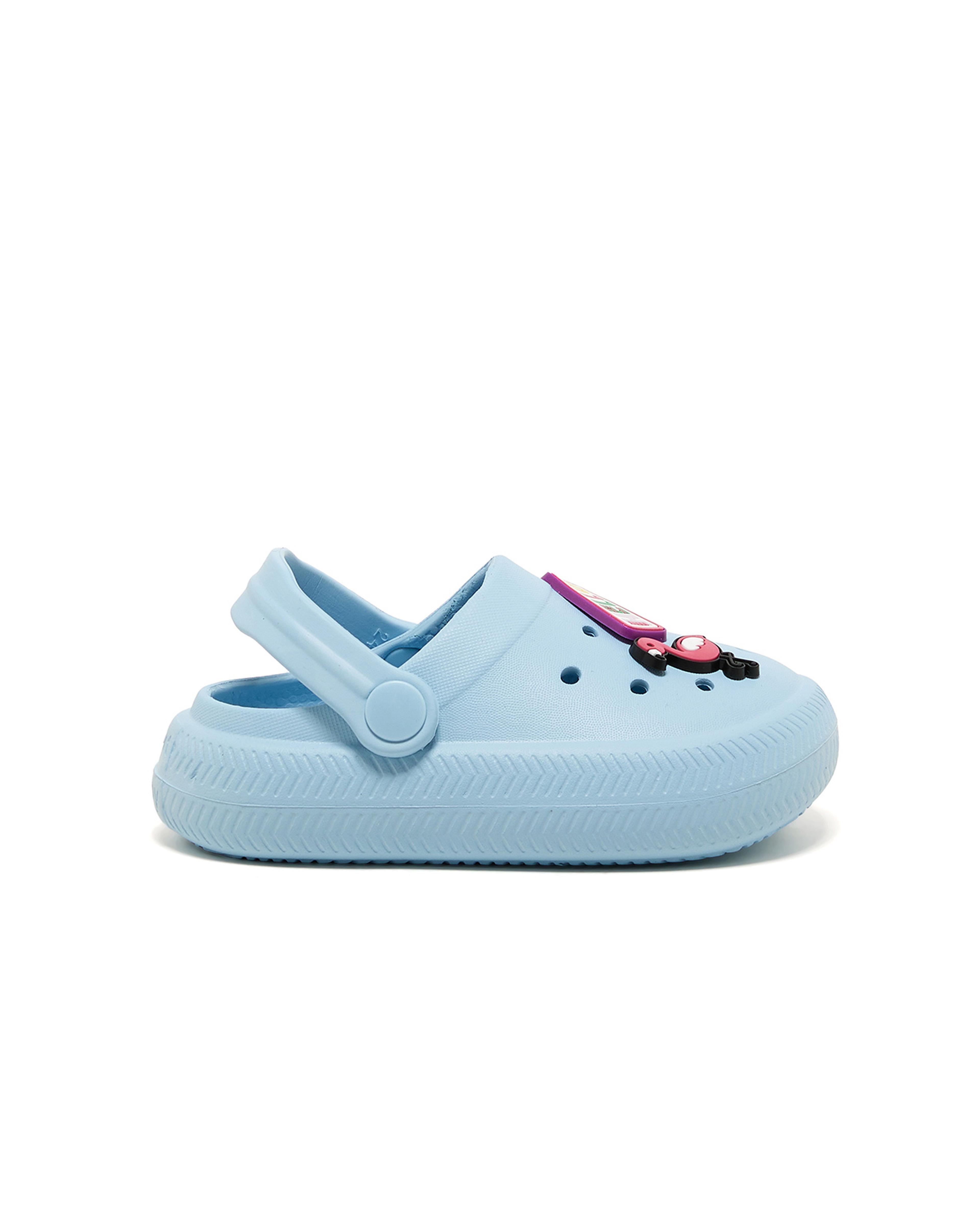 Charm Detail Slingback Clogs