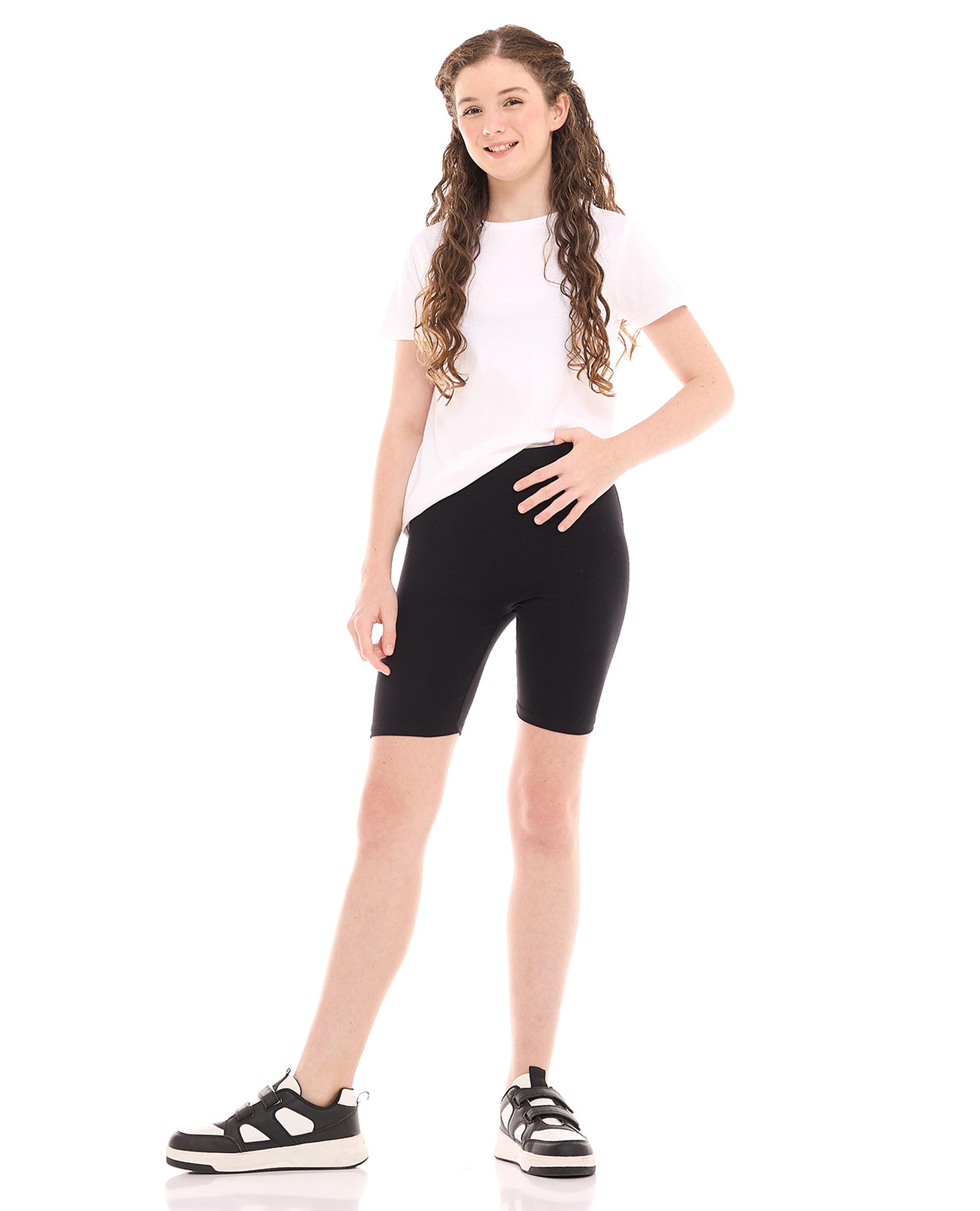 2 Pack Solid Biker Shorts