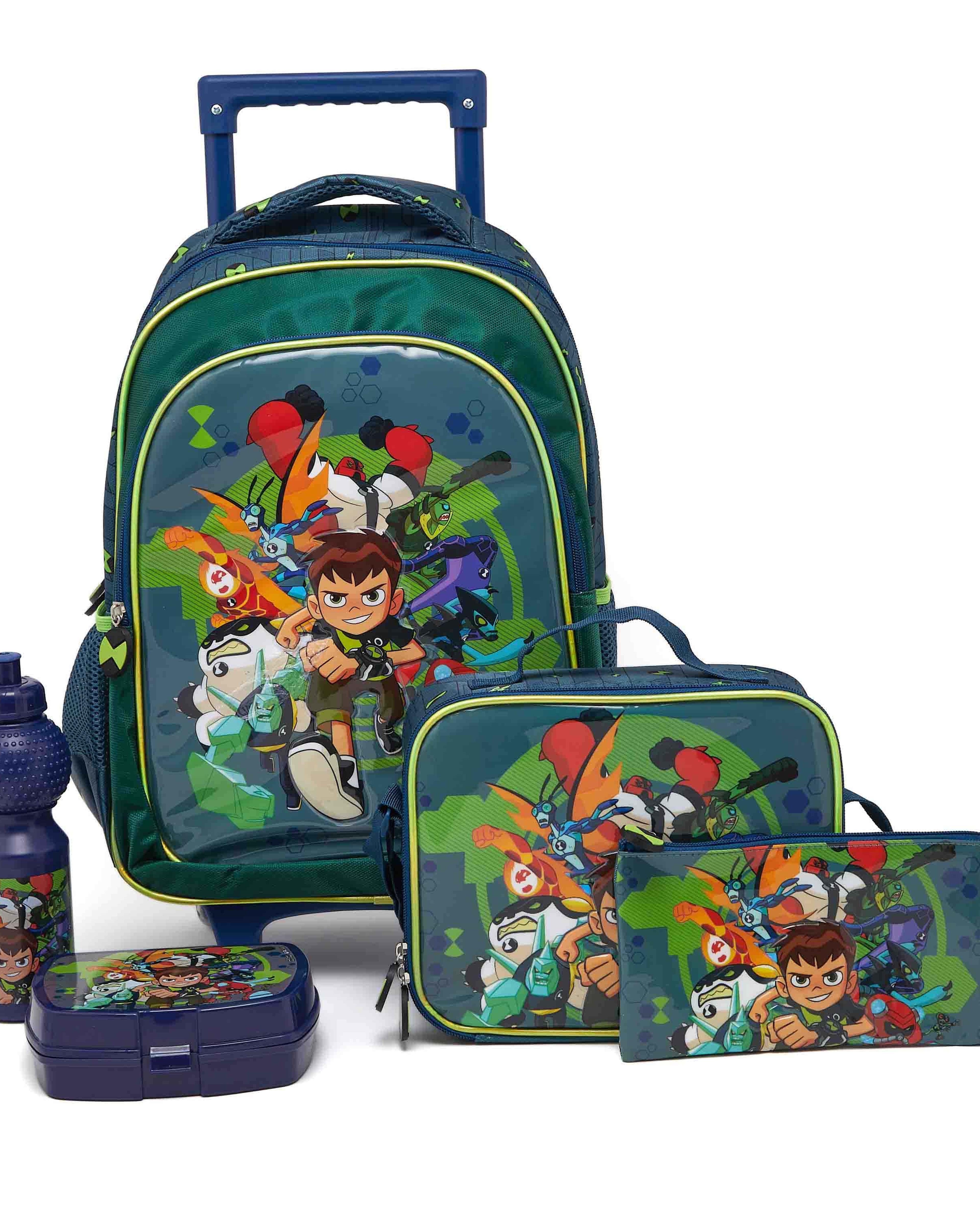 طقم حقيبة ظهر بطبعة بن 10