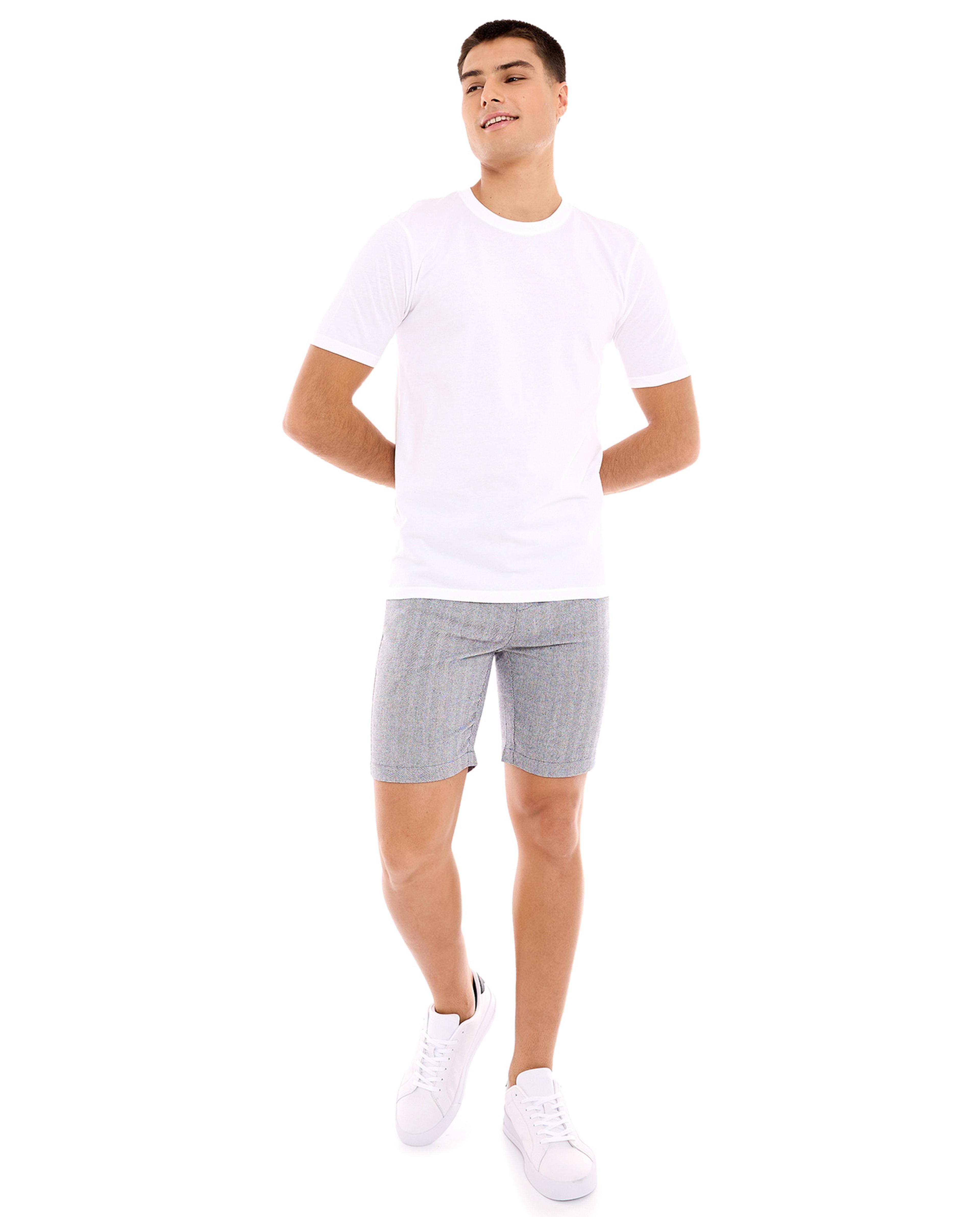 Woven Shorts with Drawstring Waist
