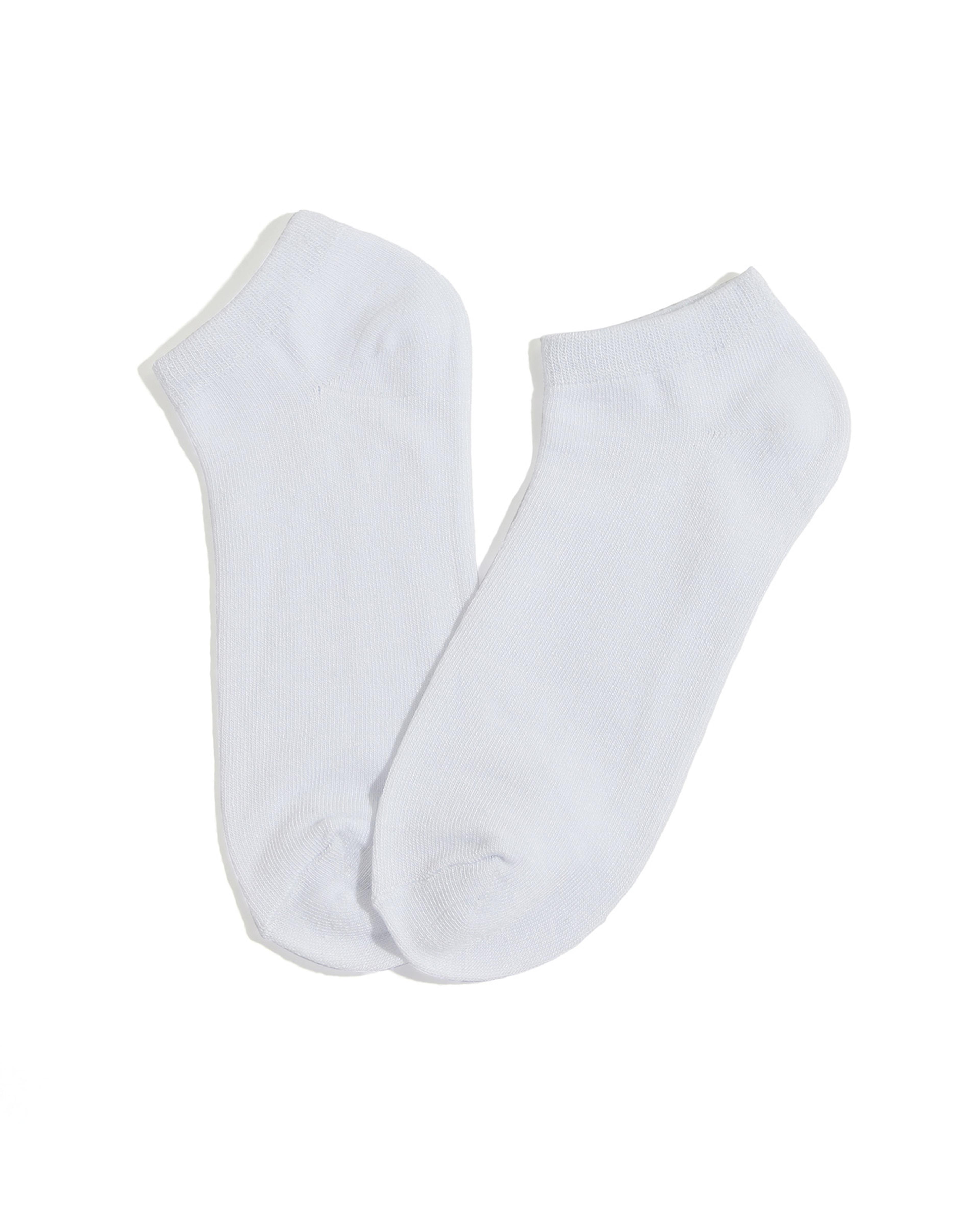 Pack of 5 Solid Ankle Socks